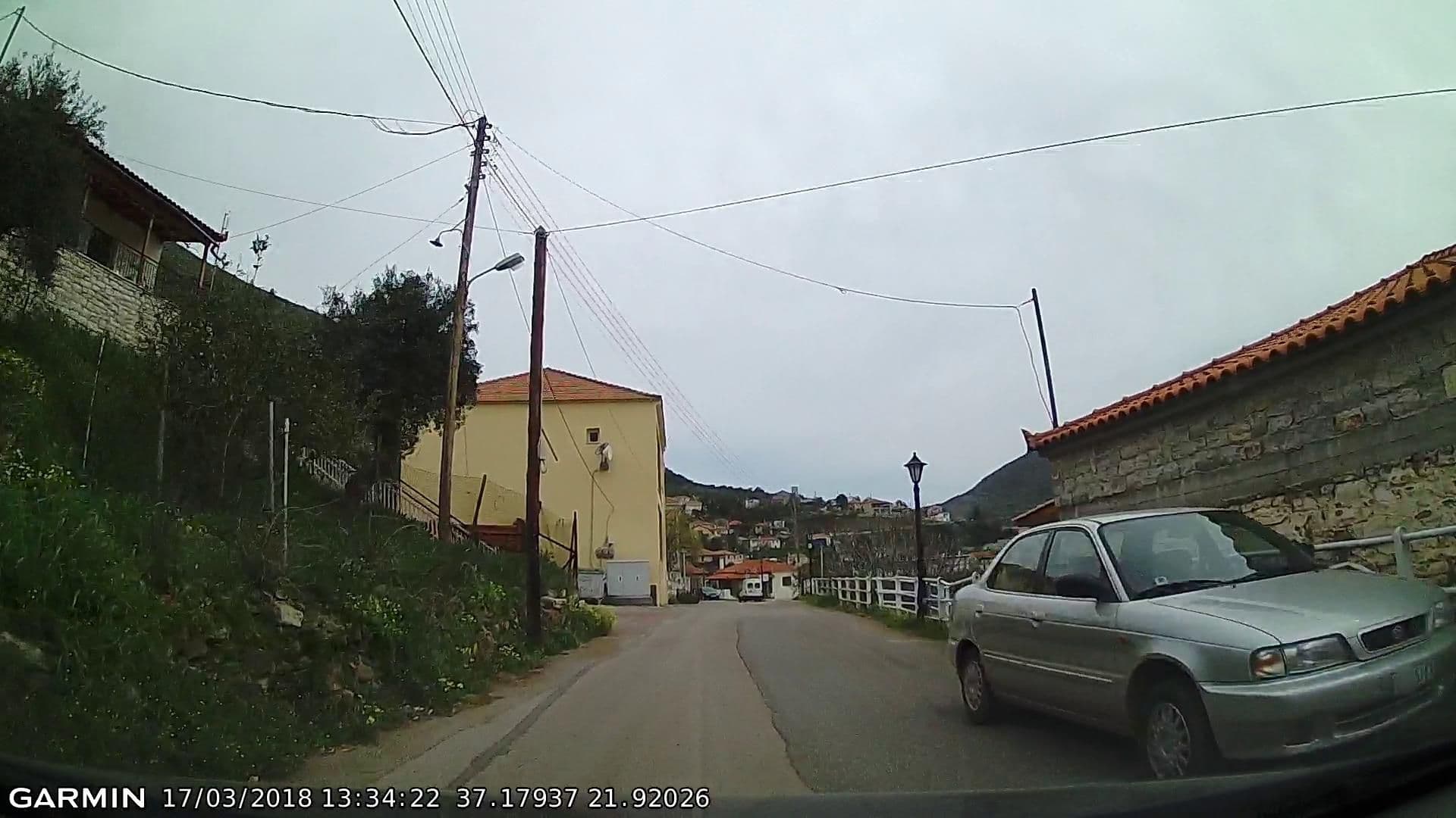 Street view near Messana Hotel, Meligalás — © pppetros (CC BY-SA · Mapillary)