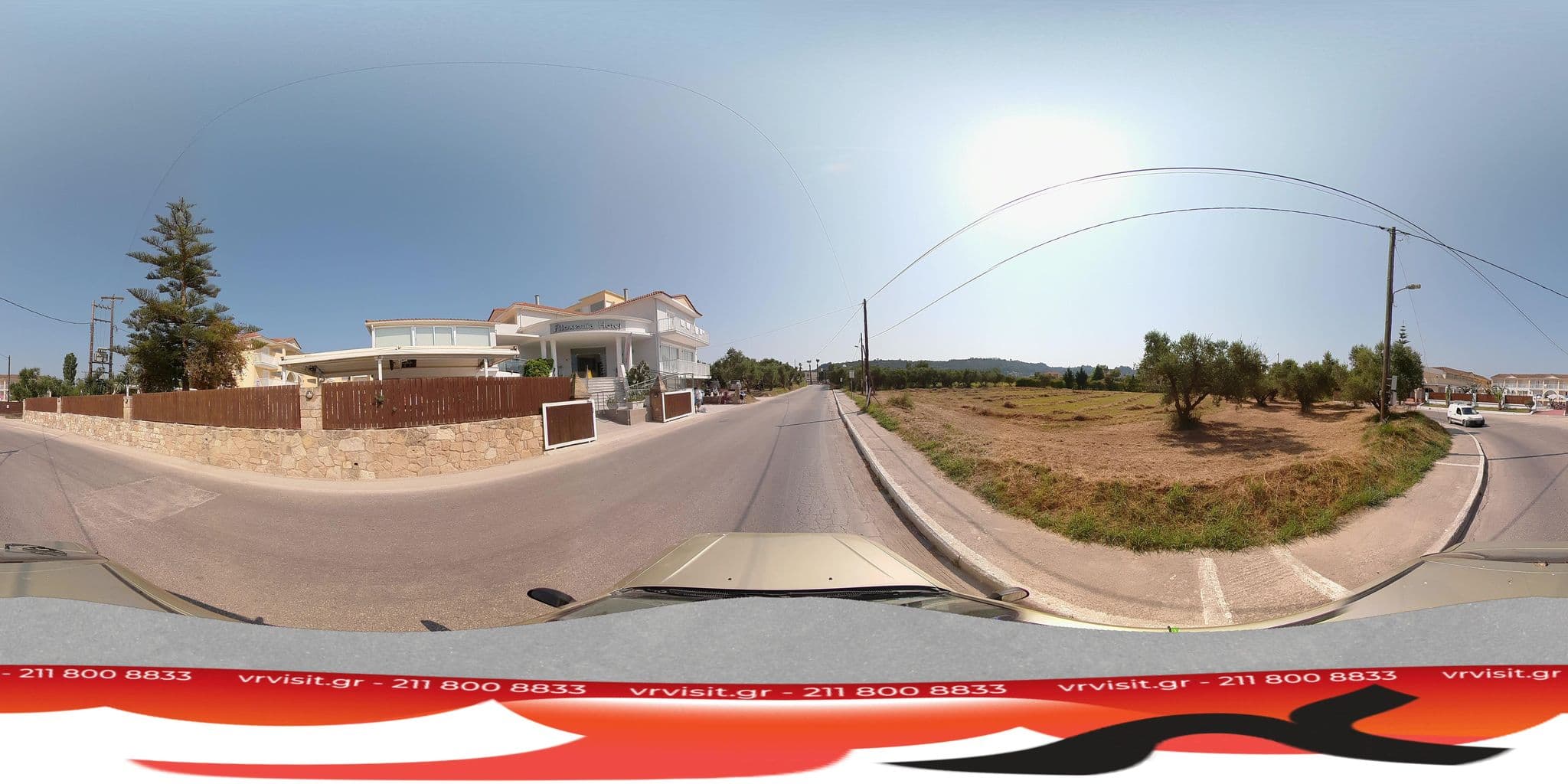 Street view near Filoxenia Hotel, Gaïtánion — © VRvisit (CC BY-SA · Mapillary)