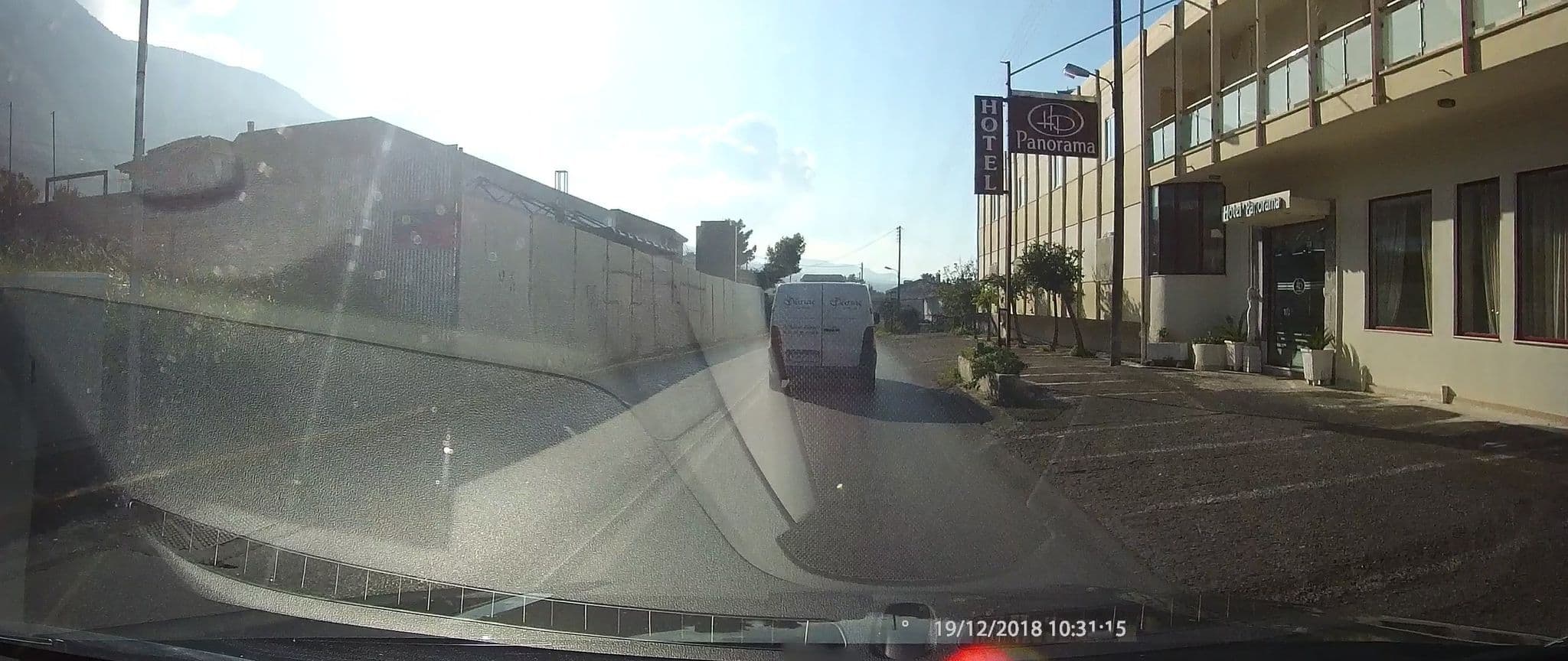 Street view near Panorama Hotel, Paralía Vérgas — © healixx (CC BY-SA · Mapillary)