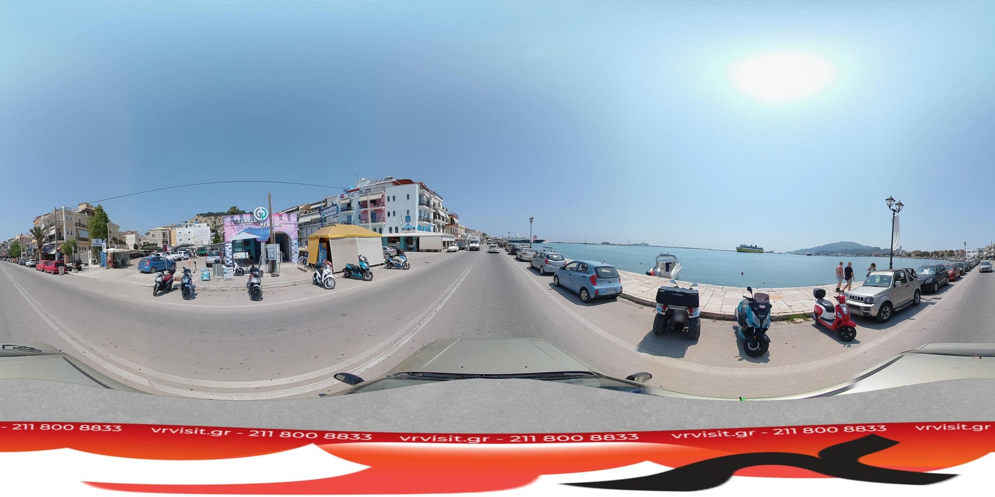 Street view near Villa Spyros, Zakynthos — © VRvisit (CC BY-SA · Mapillary)