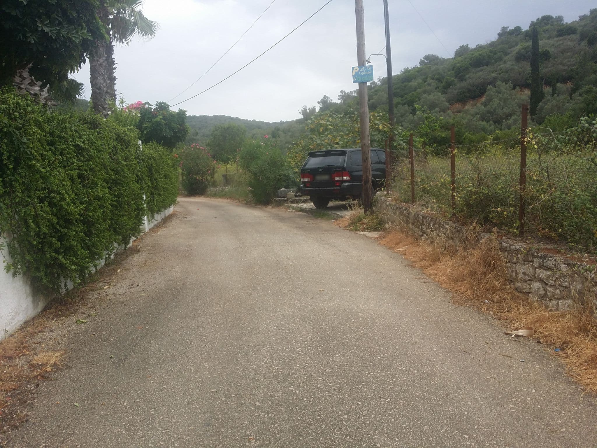 Street view near Albergo MISTRAL, Nidhríon — © pppetros (CC BY-SA · Mapillary)