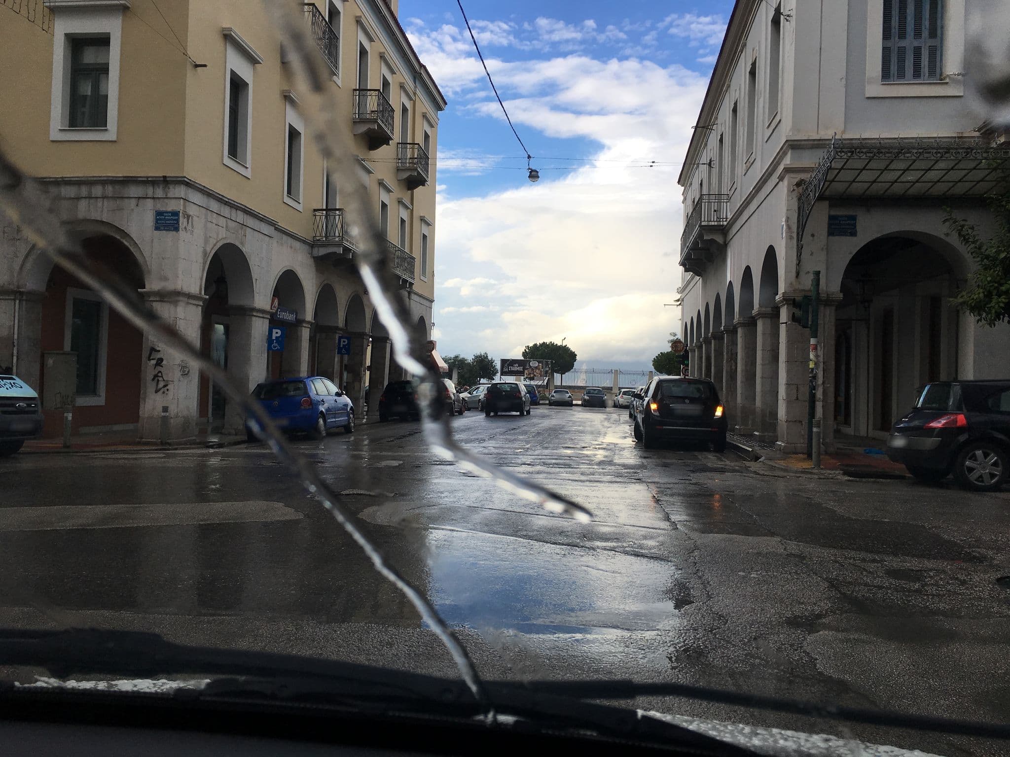 Street view near Acropole, Pátra — © stpkyriakou (CC BY-SA · Mapillary)