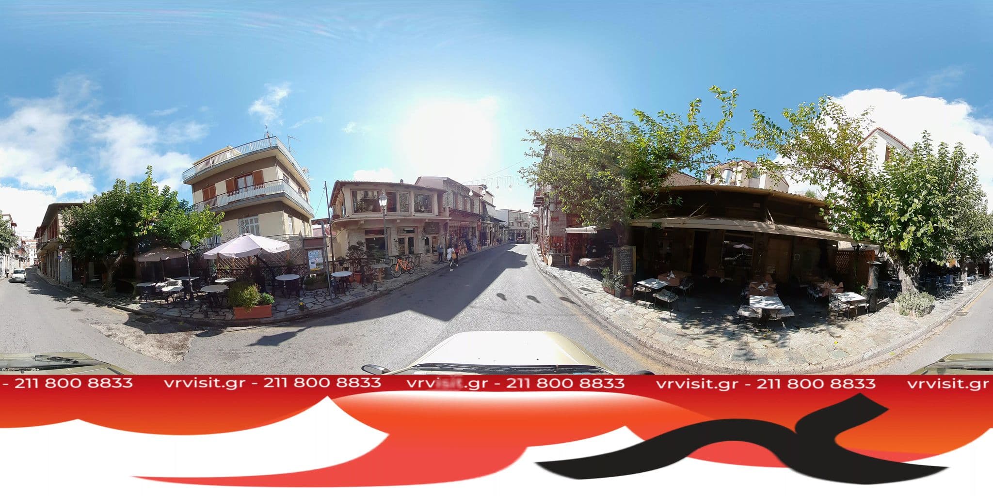 Street view near Arahova Inn - Αφοι Ι Συρου, Aráchova — © VRvisit (CC BY-SA · Mapillary)