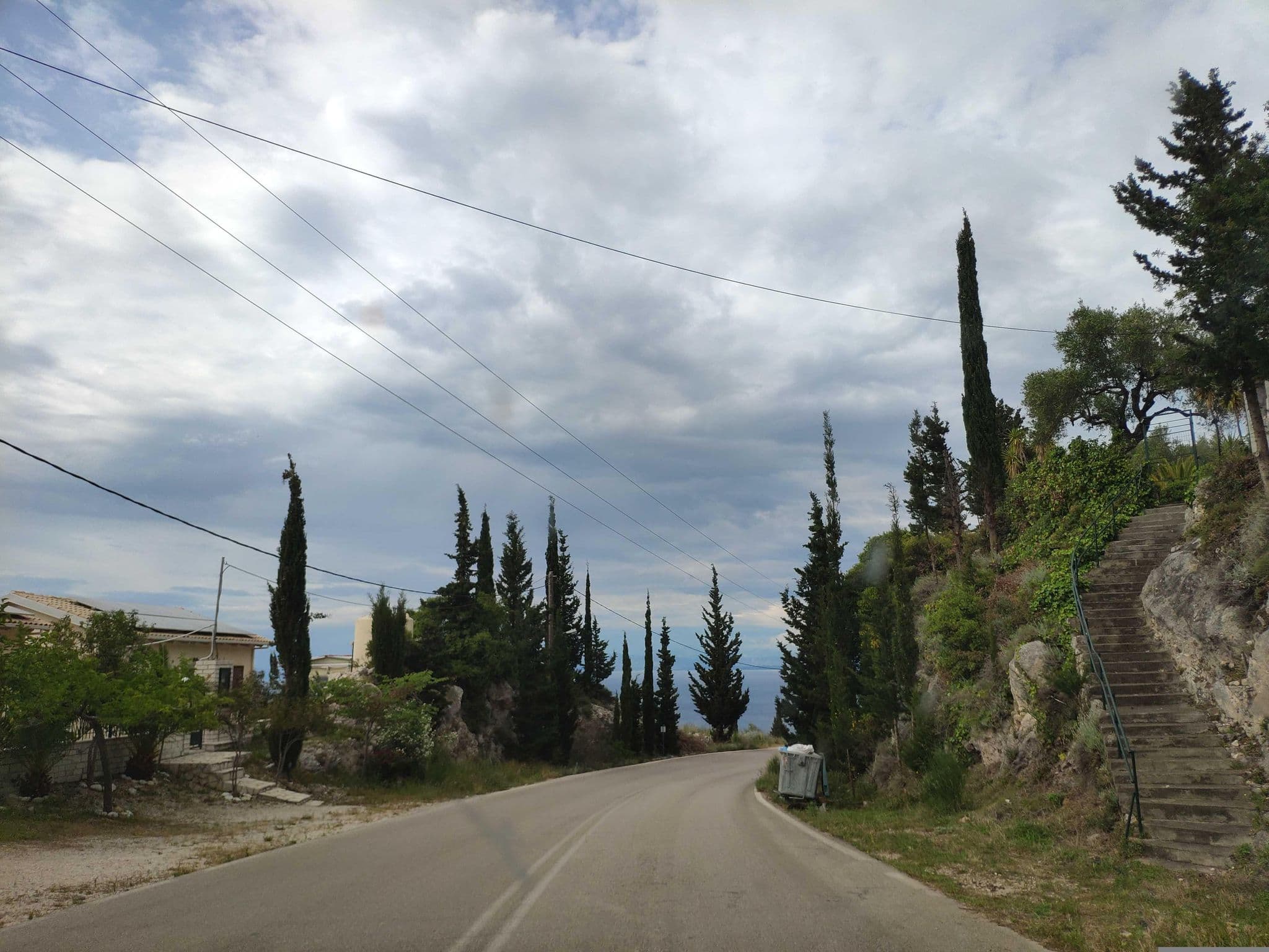 Street view near Evi's Studios, Lefkáda — © pppetros (CC BY-SA · Mapillary)