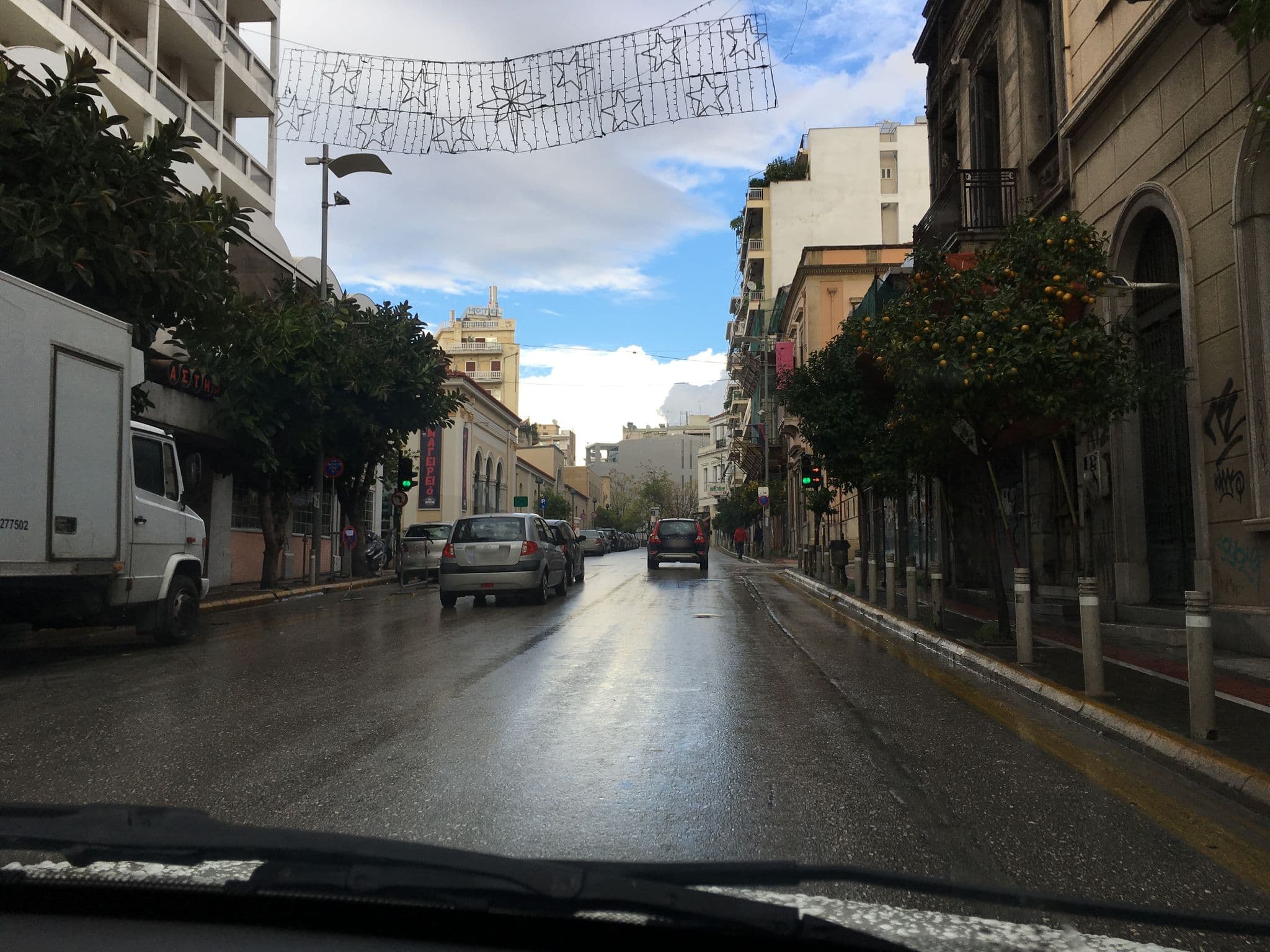 Street view near Astir Patras Hotel, Pátra — © stpkyriakou (CC BY-SA · Mapillary)