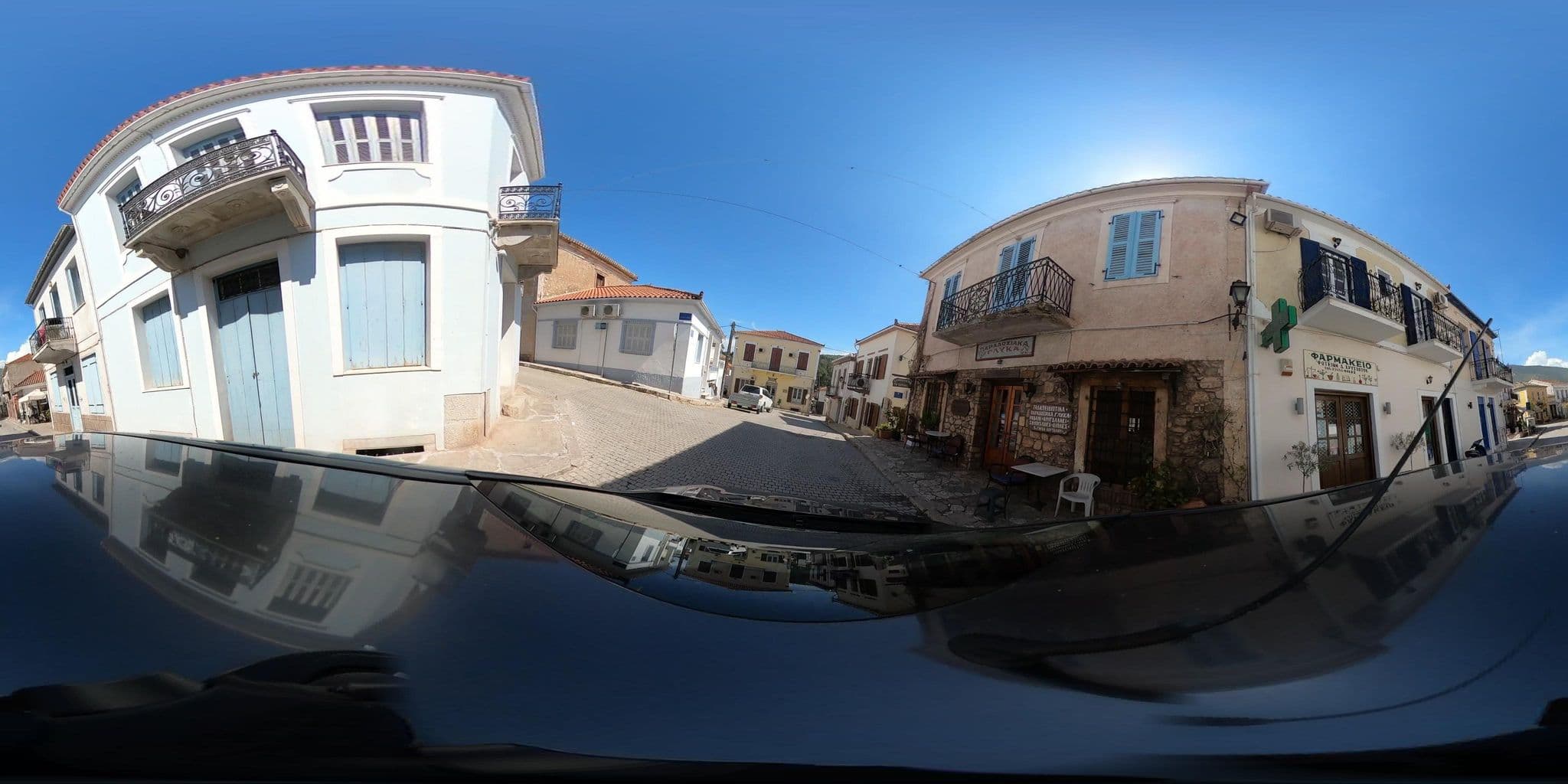 Street view near Anneta House, Galaxídhion — © RoikosSA (CC BY-SA · Mapillary)
