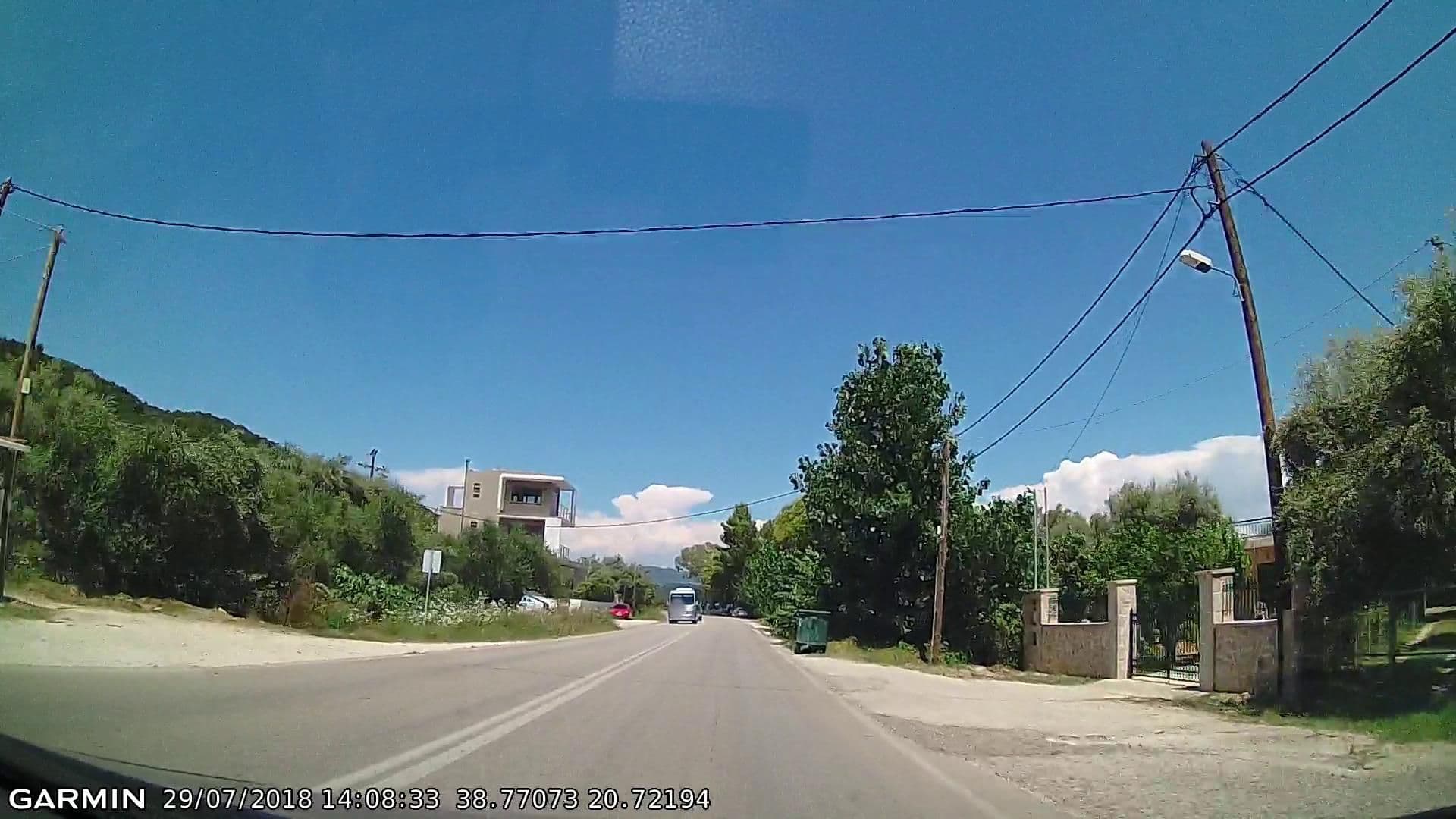 Street view near Blue Symphony suites & apartments, Nidhríon — © pppetros (CC BY-SA · Mapillary)