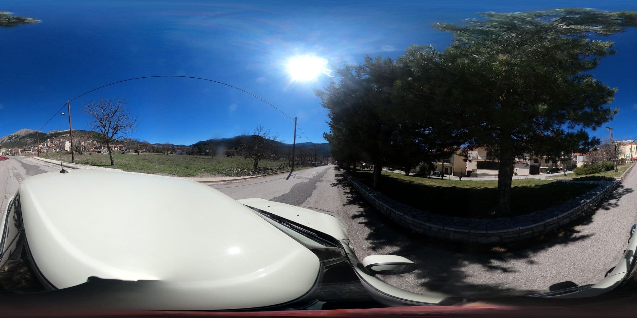 Street view near Valentini Guesthouse Karpenisi, Karpenísi — © efikour (CC BY-SA · Mapillary)
