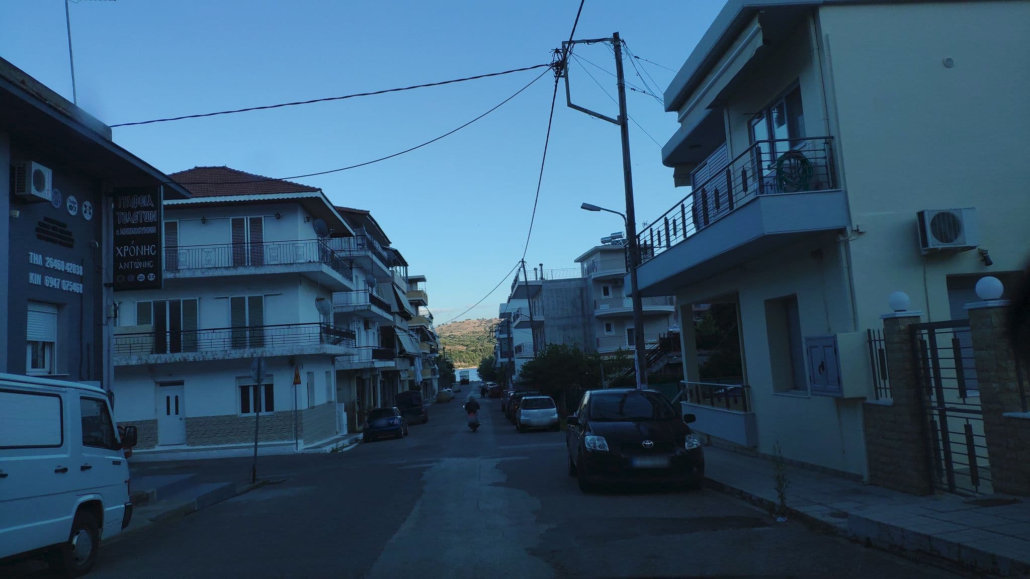 Street view near Hotel "Στράτος", Astakós — © pppetros (CC BY-SA · Mapillary)