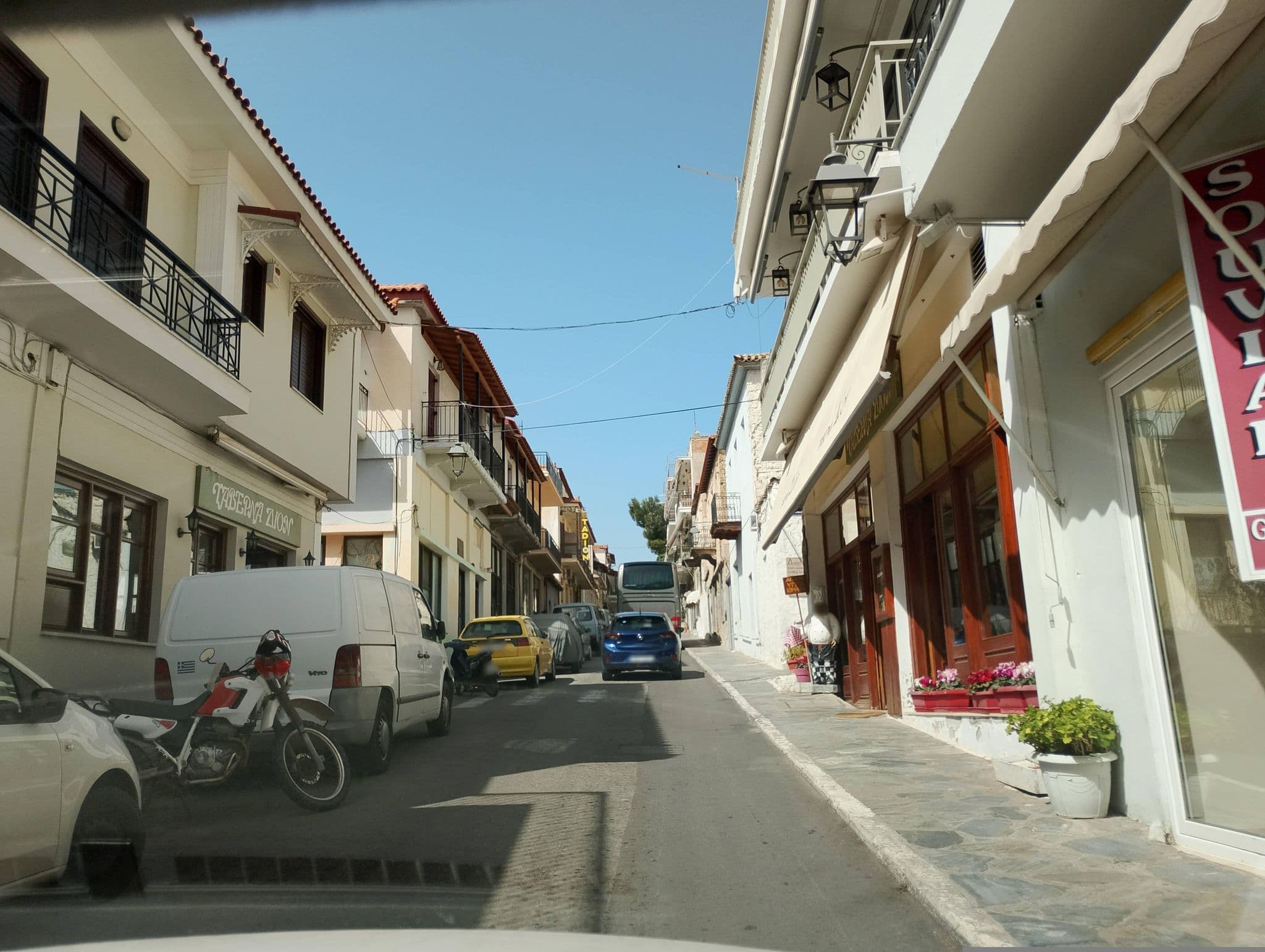 Street view near Leto Hotel, Delphi — © George_210 (CC BY-SA · Mapillary)