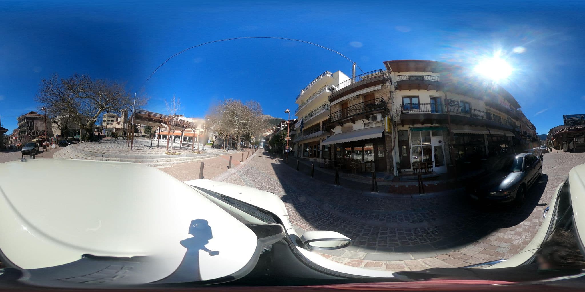 Street view near Ξενωνας Πασιθεη, Karpenísi — © efikour (CC BY-SA · Mapillary)