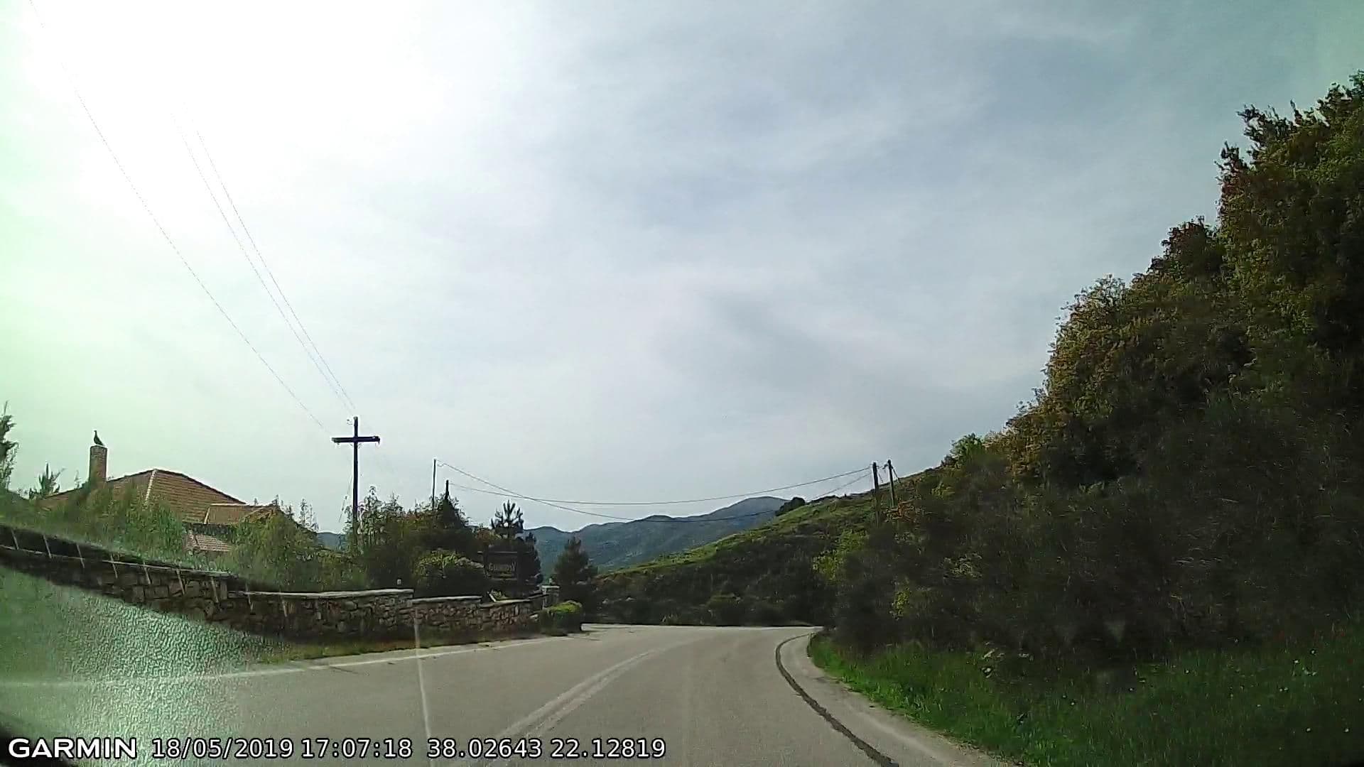 Street view near Georgio'sV Chalet, Kalávryta — © pppetros (CC BY-SA · Mapillary)