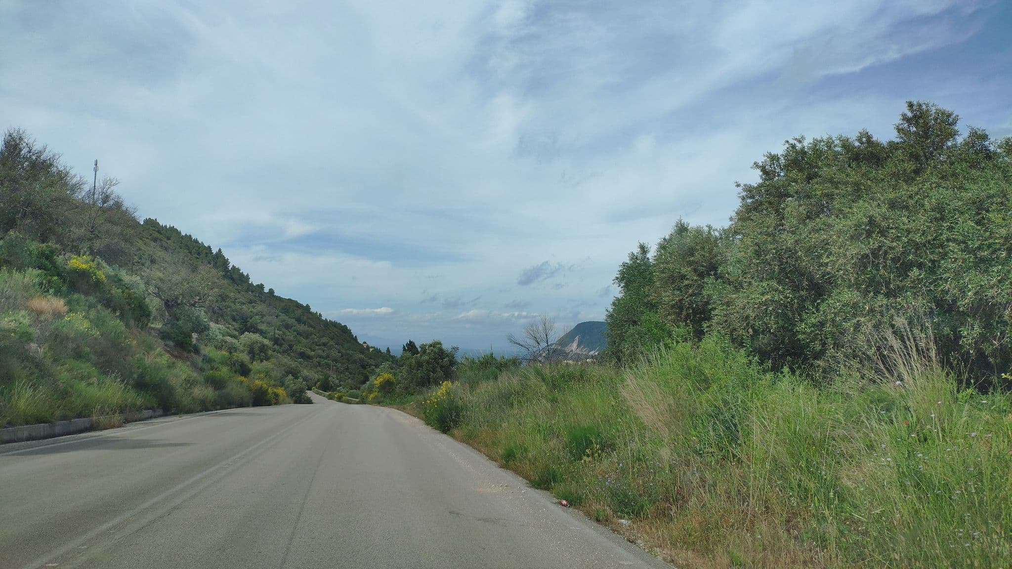 Street view near Rania Apartments Agios Nikitas - Kathisma, Lefkáda — © pppetros (CC BY-SA · Mapillary)