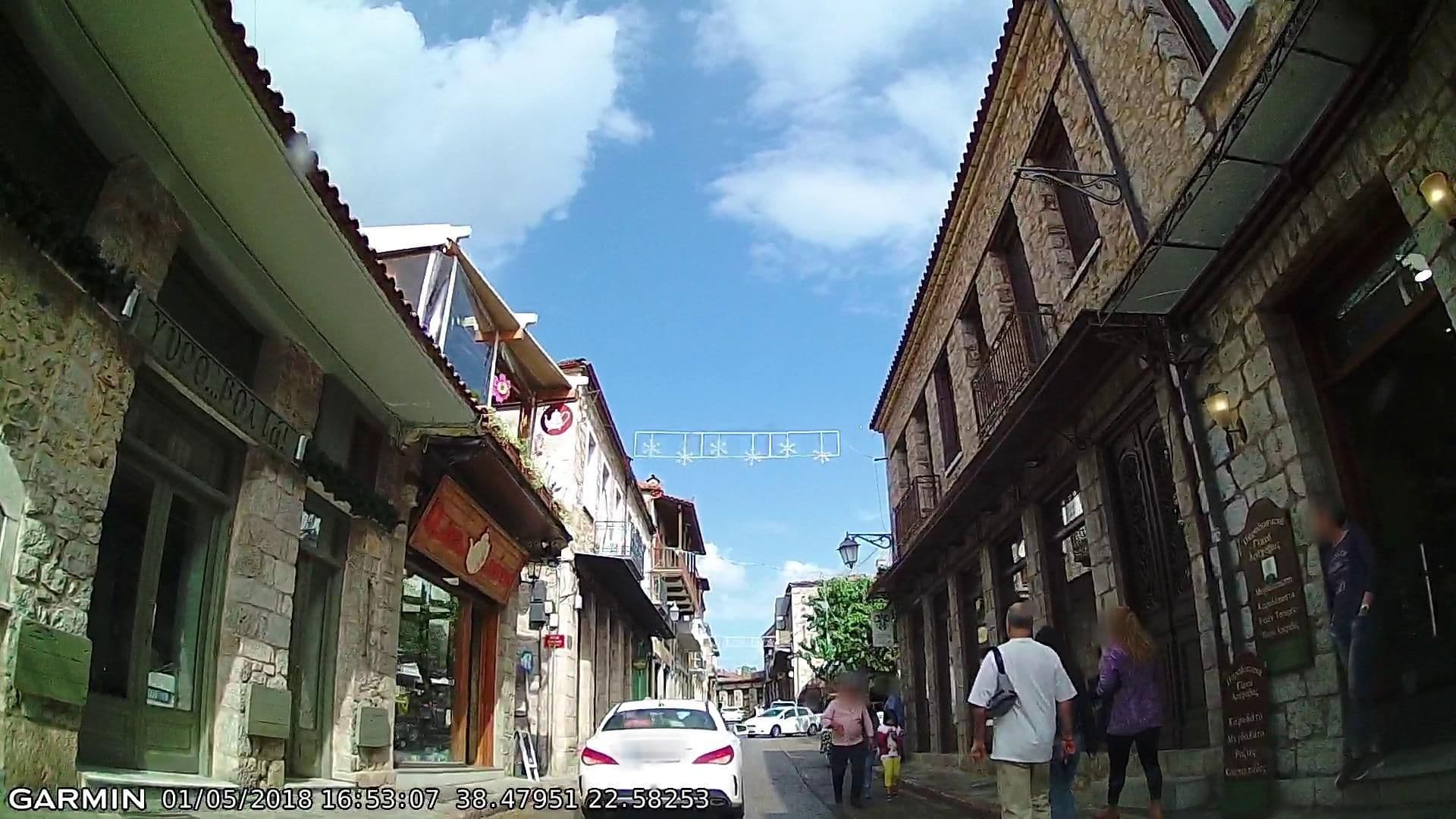 Street view near Ξενώνας Αλέξανδρος, Aráchova — © pppetros (CC BY-SA · Mapillary)