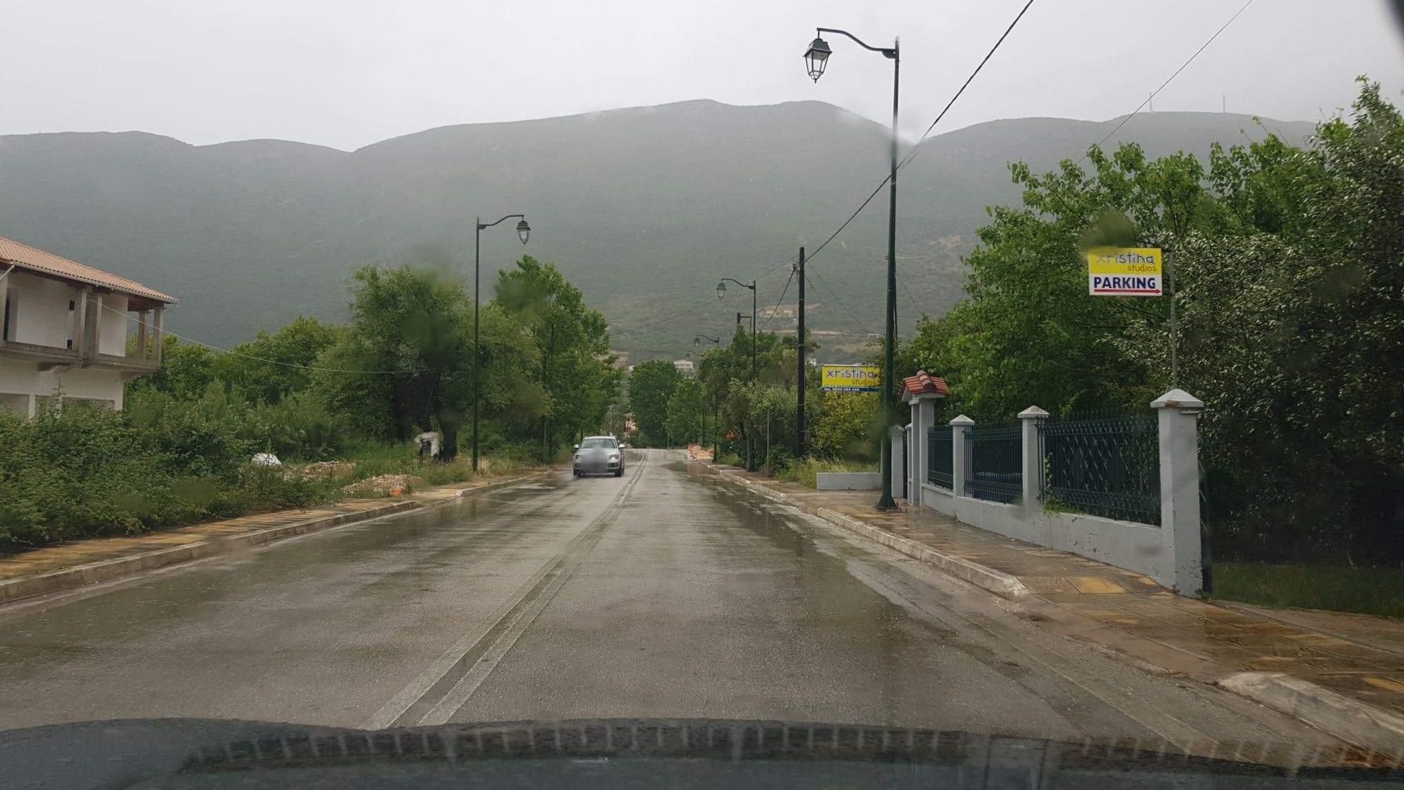 Street view near Xristina Studios, Nidhríon — © roadroid (CC BY-SA · Mapillary)