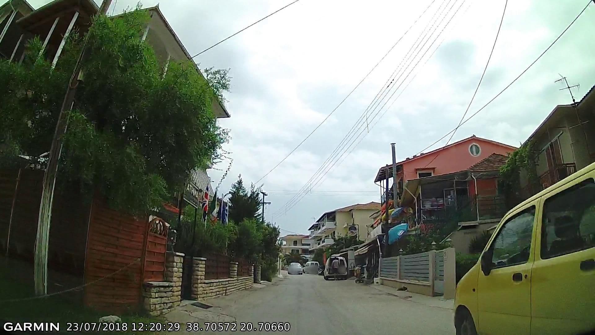 Street view near Athina Studios, Nidhríon — © pppetros (CC BY-SA · Mapillary)