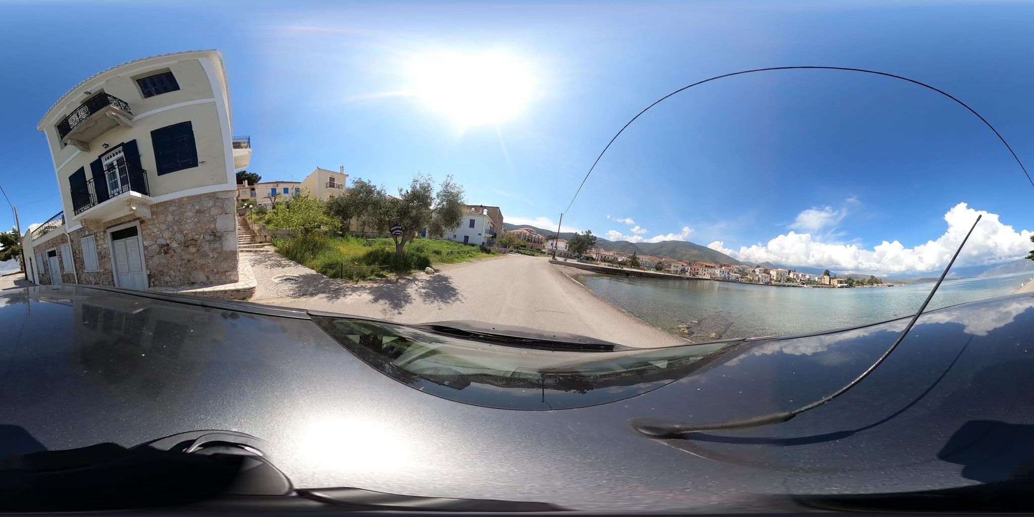 Street view near Votsalo Pension, Galaxídhion — © RoikosSA (CC BY-SA · Mapillary)