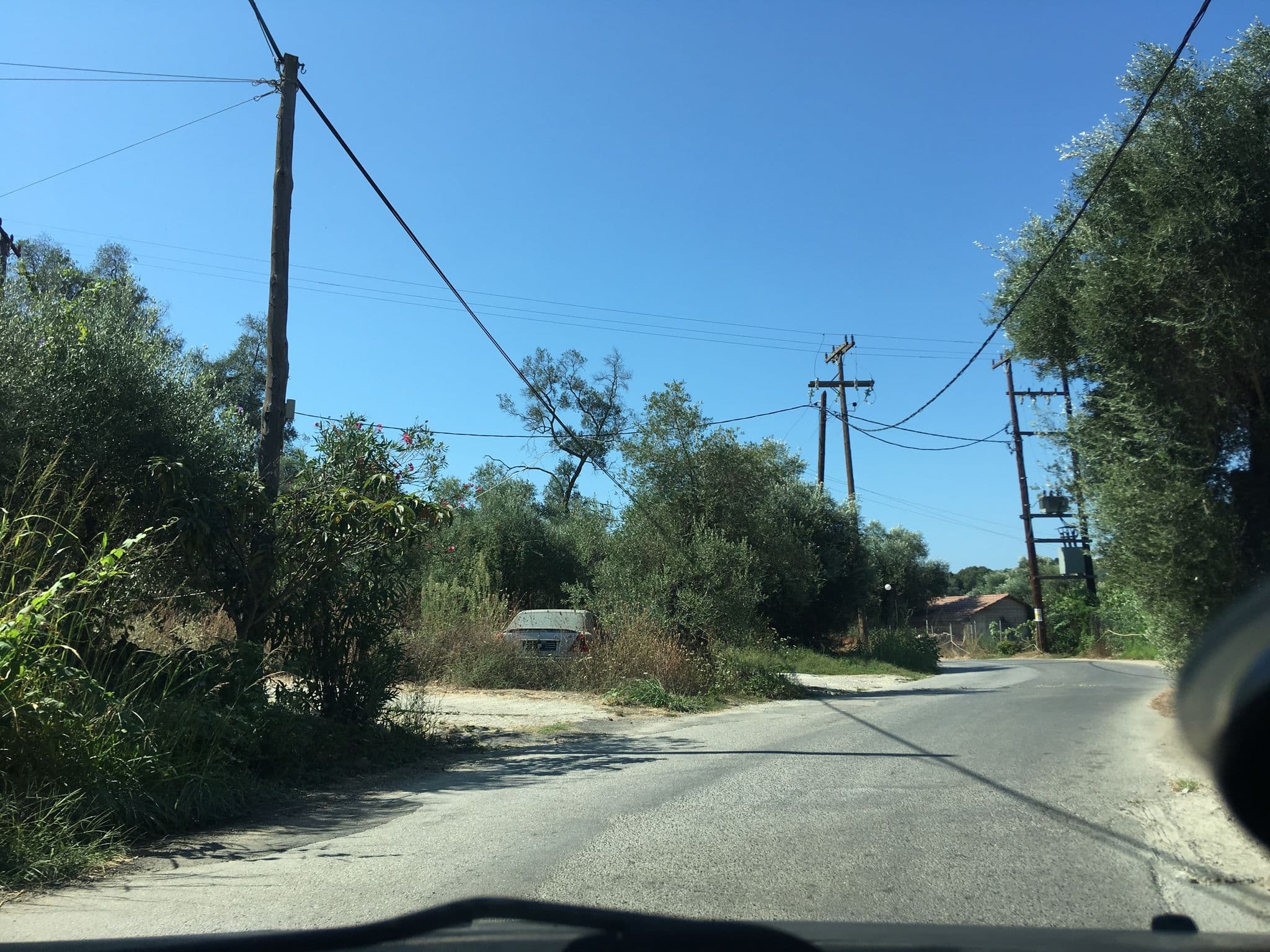 Street view near Thēama Corfu - Bed & Breakfast, Perivóli — © cipri (CC BY-SA · Mapillary)