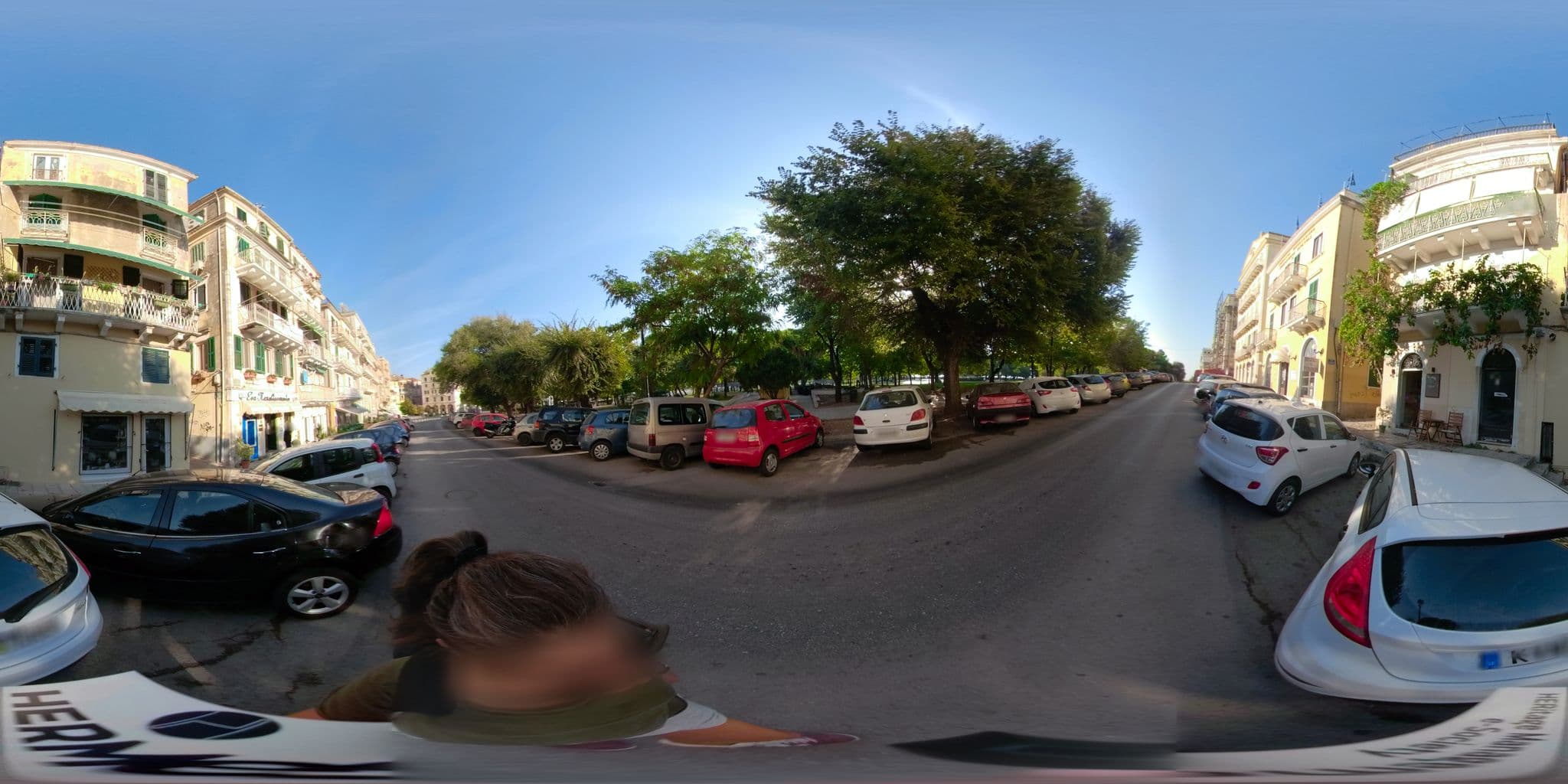Street view near Kouketa Luxury Apartment, Corfu — © thodorisvakkas (CC BY-SA · Mapillary)