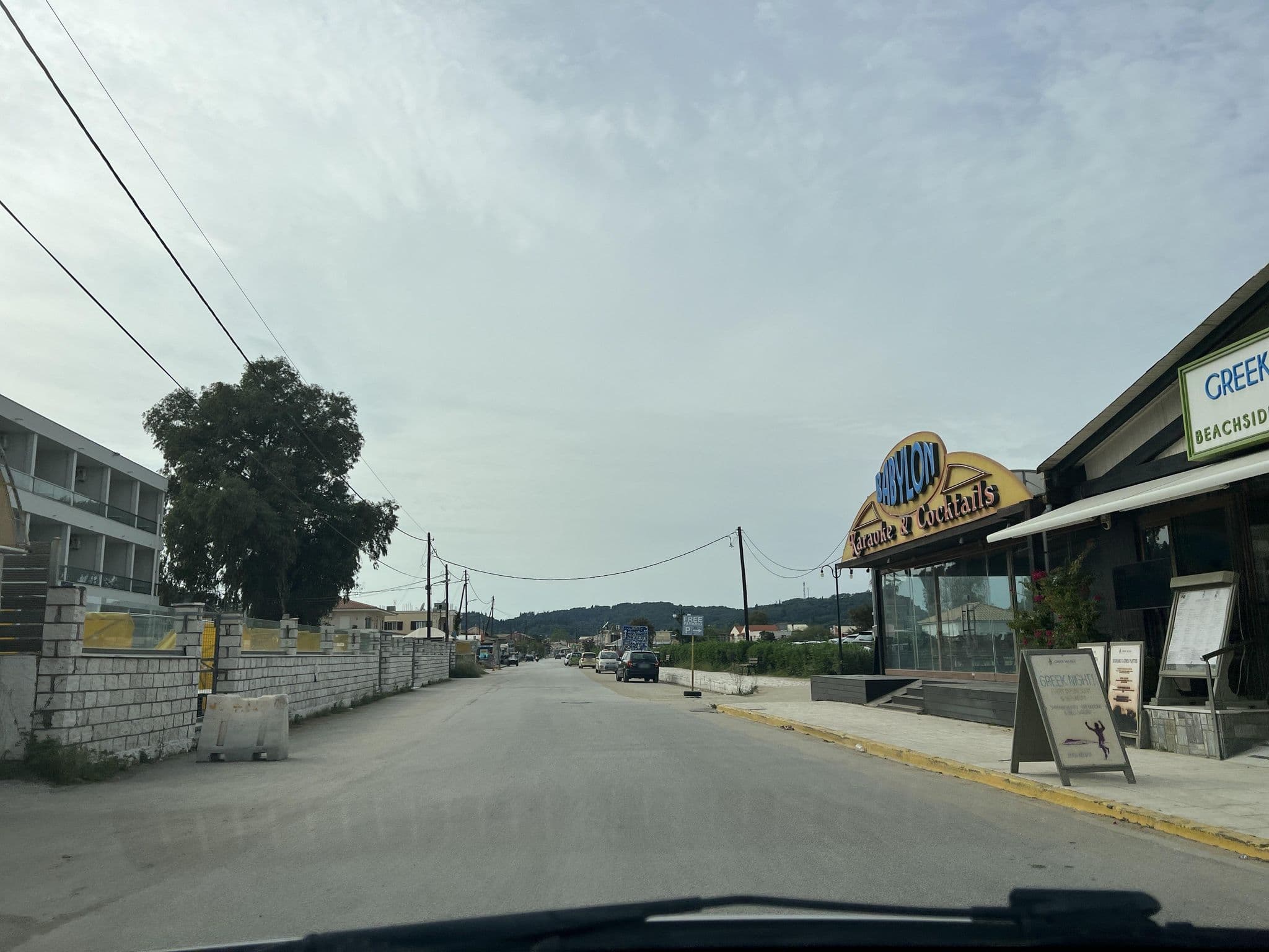 Street view near Mimosa Hotel, Agios Georgis — © VMConsulting (CC BY-SA · Mapillary)