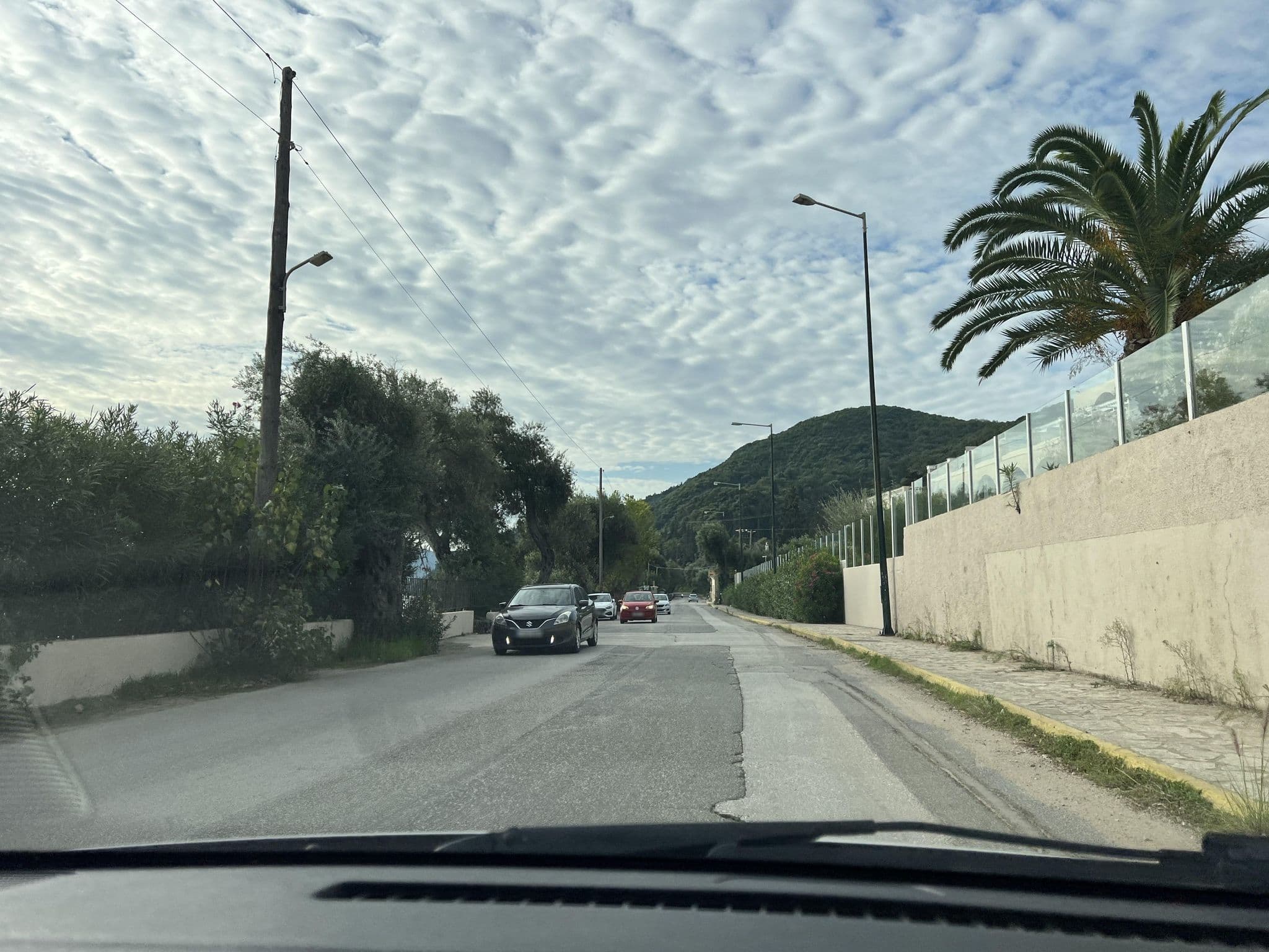 Street view near Marbella Kids Pool, Ágios Matthaíos — © VMConsulting (CC BY-SA · Mapillary)