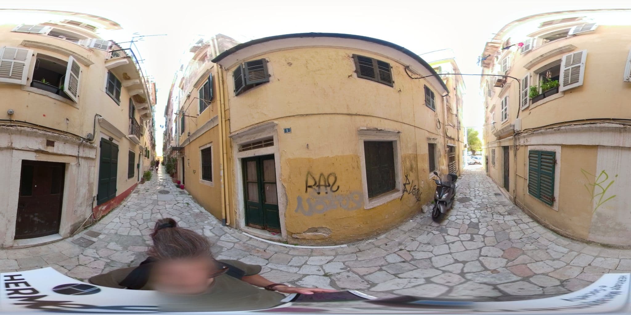 Street view near Locandiera, Corfu — © akyrkou (CC BY-SA · Mapillary)