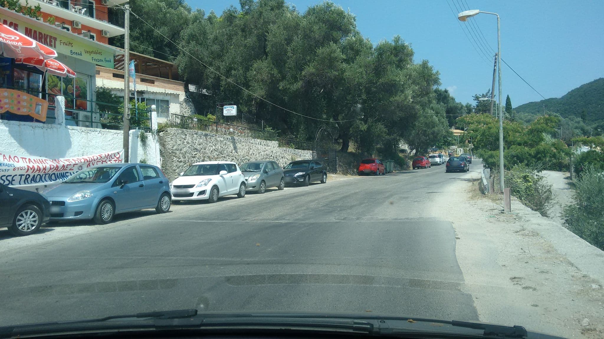 Street view near Paleokastritsa Hotel, Agios Georgis — © robot8a (CC BY-SA · Mapillary)