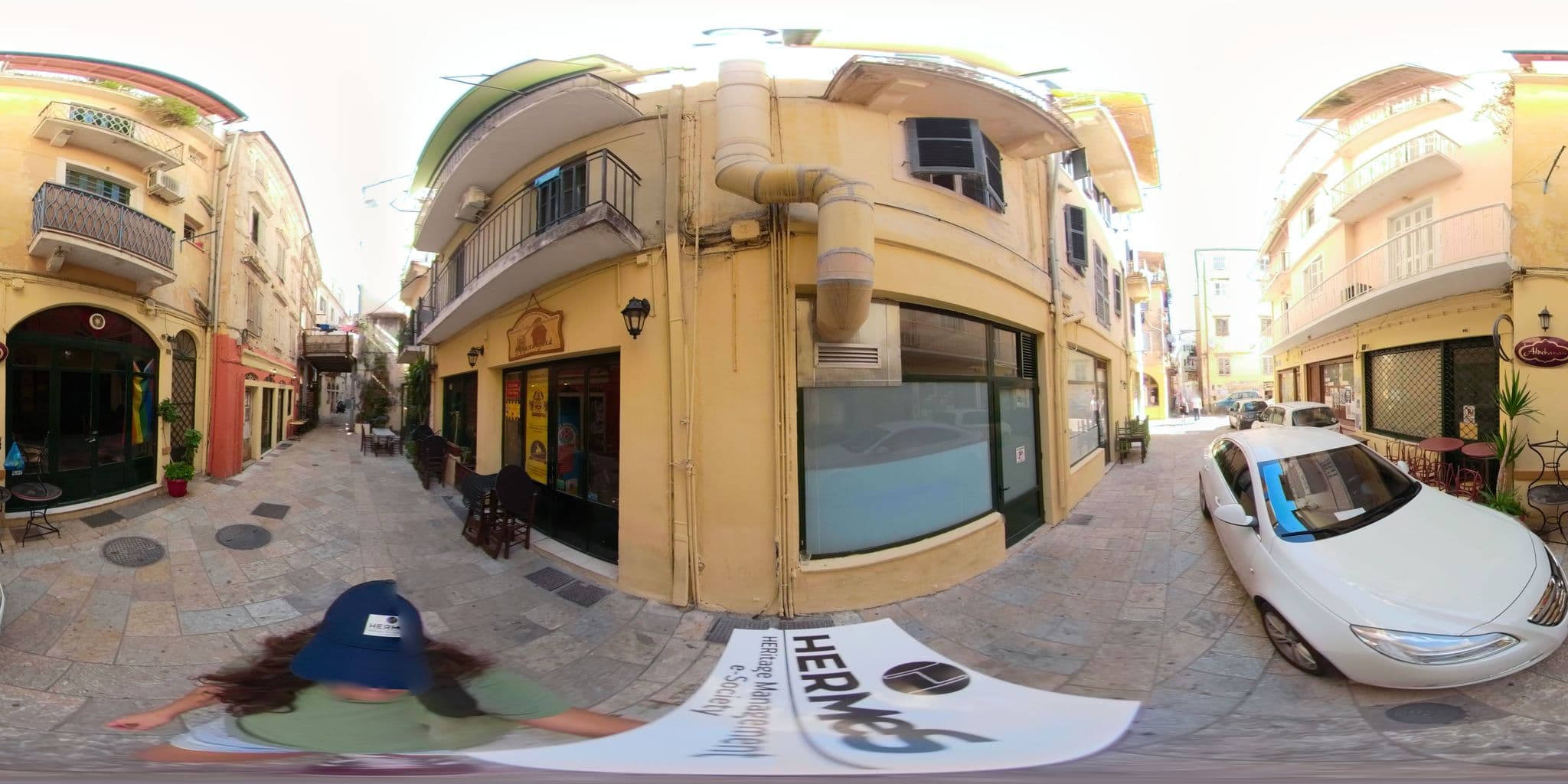 Street view near Daphnila Bay Thalasso Hotel Korfu, Corfu — © thodorisvakkas (CC BY-SA · Mapillary)