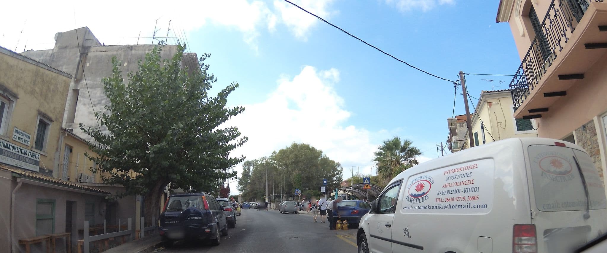 Street view near Travelers Luxury Suites, Studios & Apartments, Corfu — © teddy73 (CC BY-SA · Mapillary)