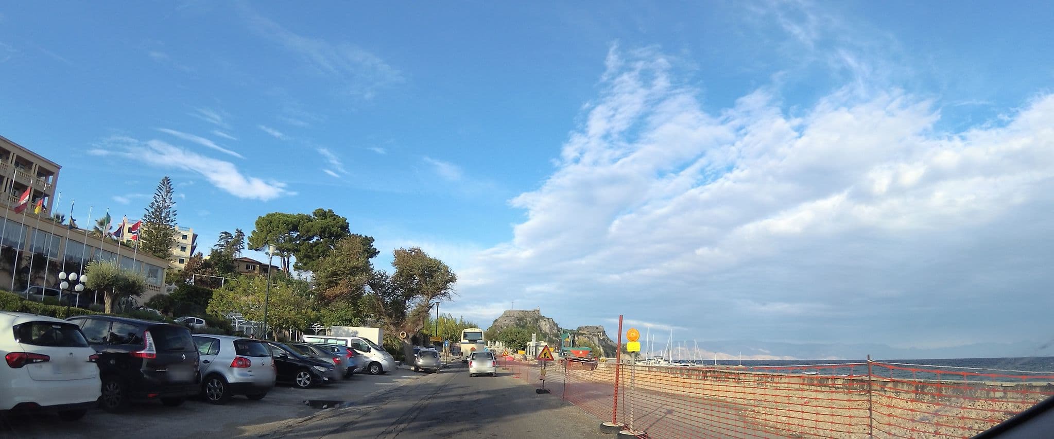 Street view near Κέρκυρα Palace Hotel, Corfu — © teddy73 (CC BY-SA · Mapillary)