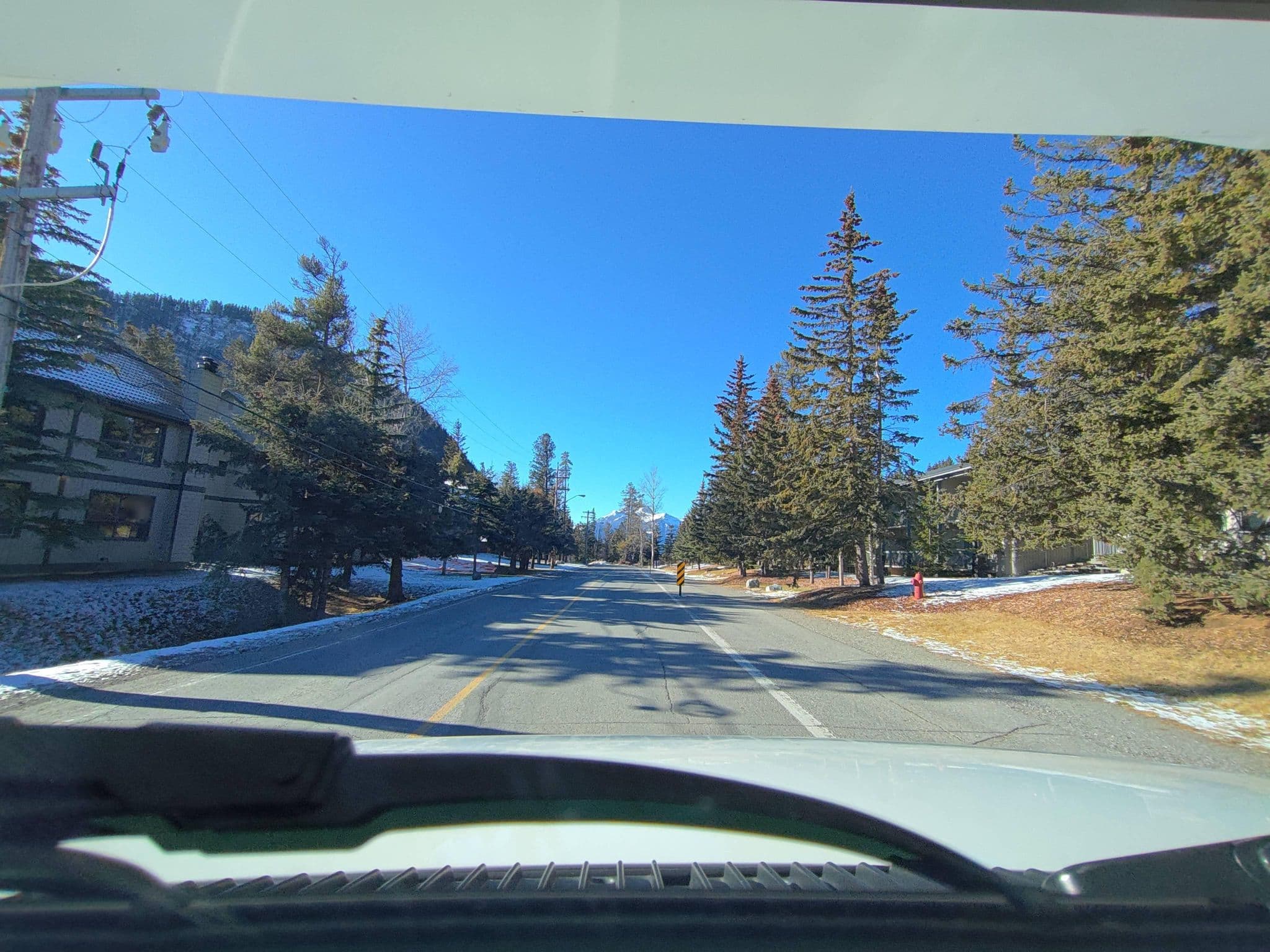 Street view near Tunnel Mountain Resort, Banff