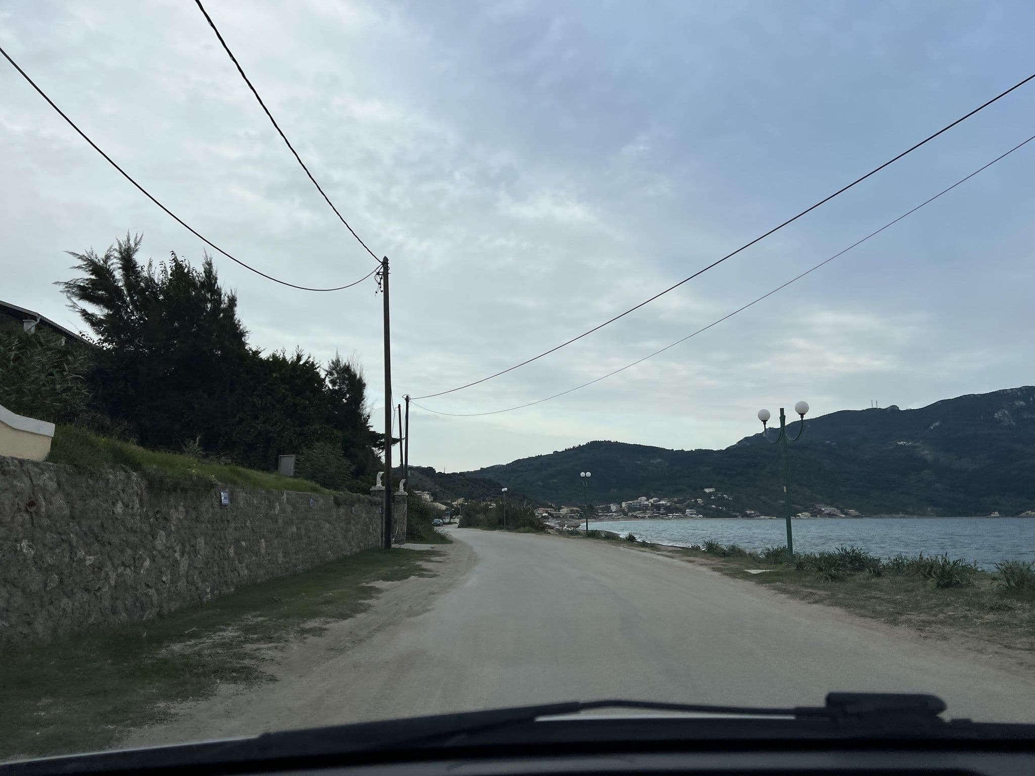 Street view near Cosmos Beach House, Agios Georgis — © VMConsulting (CC BY-SA · Mapillary)