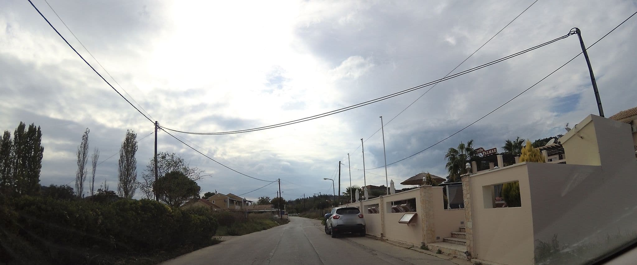 Street view near Corfu Palmar, Agios Georgis — © teddy73 (CC BY-SA · Mapillary)