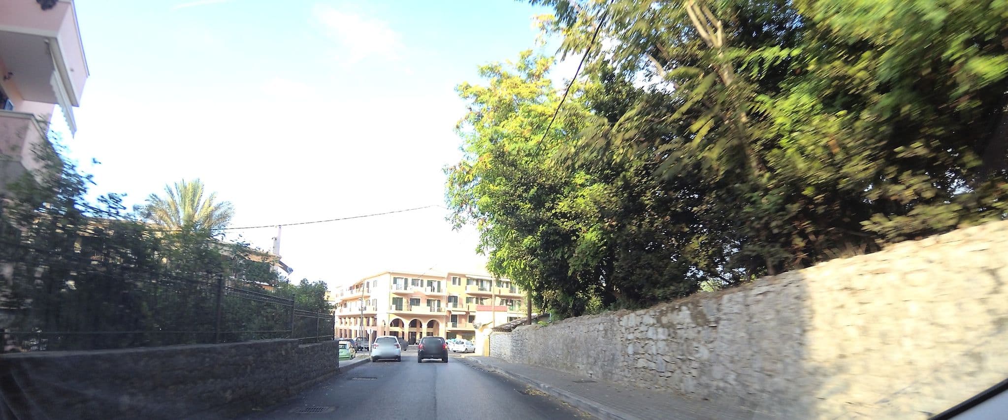 Street view near Ξενοδοχείο Αρίων Κέρκυρα, Corfu — © teddy73 (CC BY-SA · Mapillary)