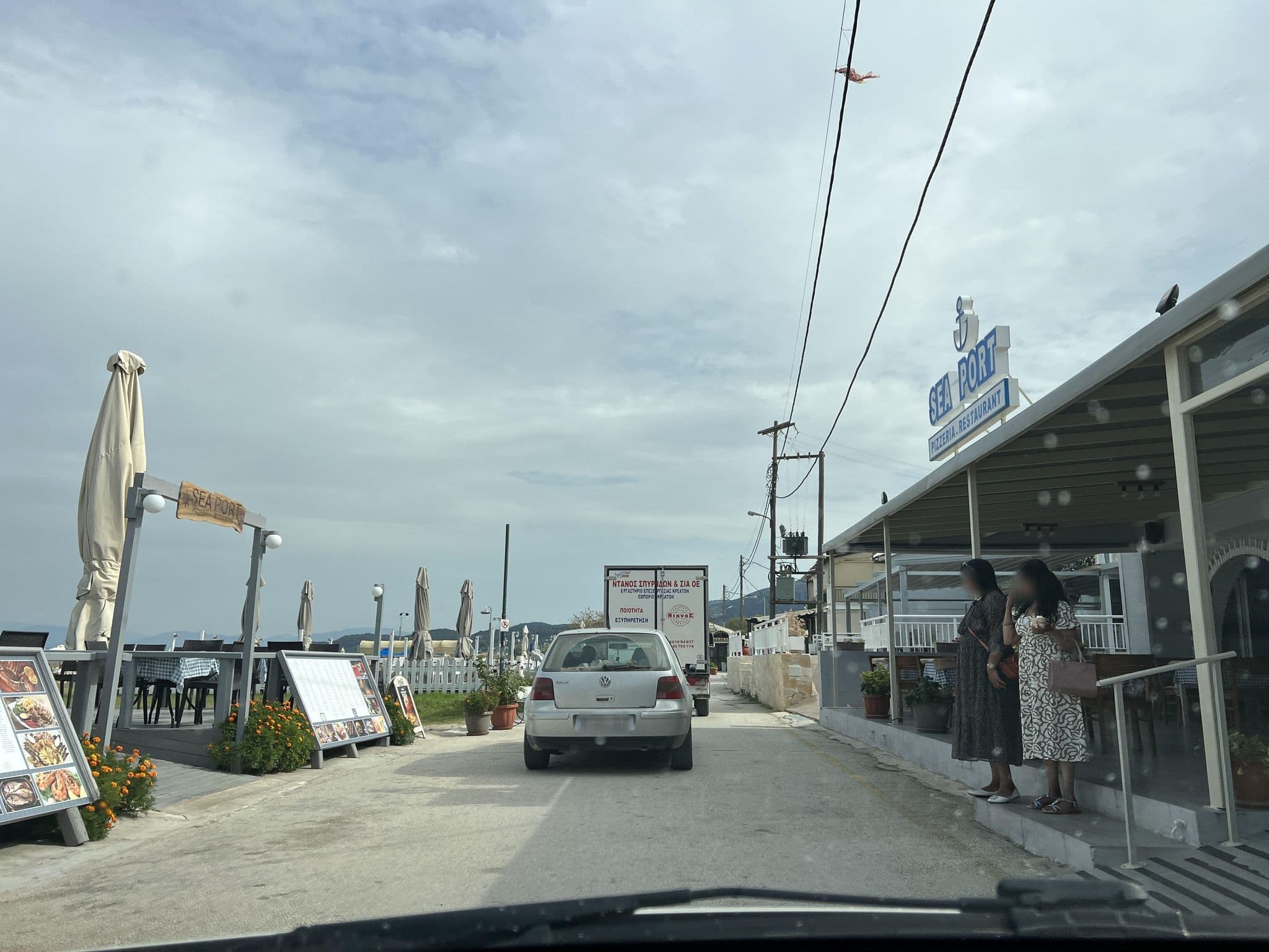 Street view near Mediterranean Beach Resort, Acharávi — © VMConsulting (CC BY-SA · Mapillary)