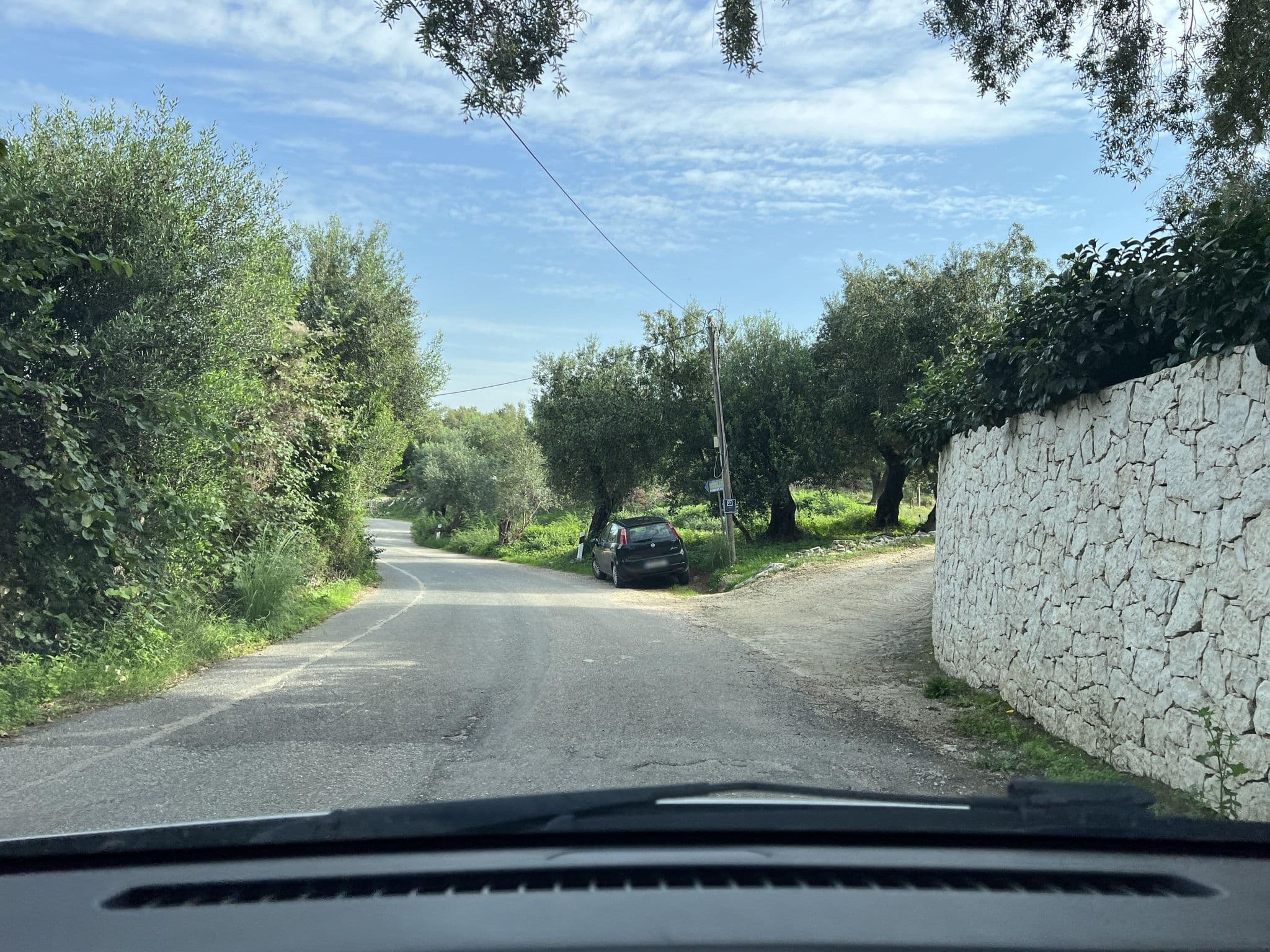 Street view near The Villa Kassiopia, Acharávi — © VMConsulting (CC BY-SA · Mapillary)