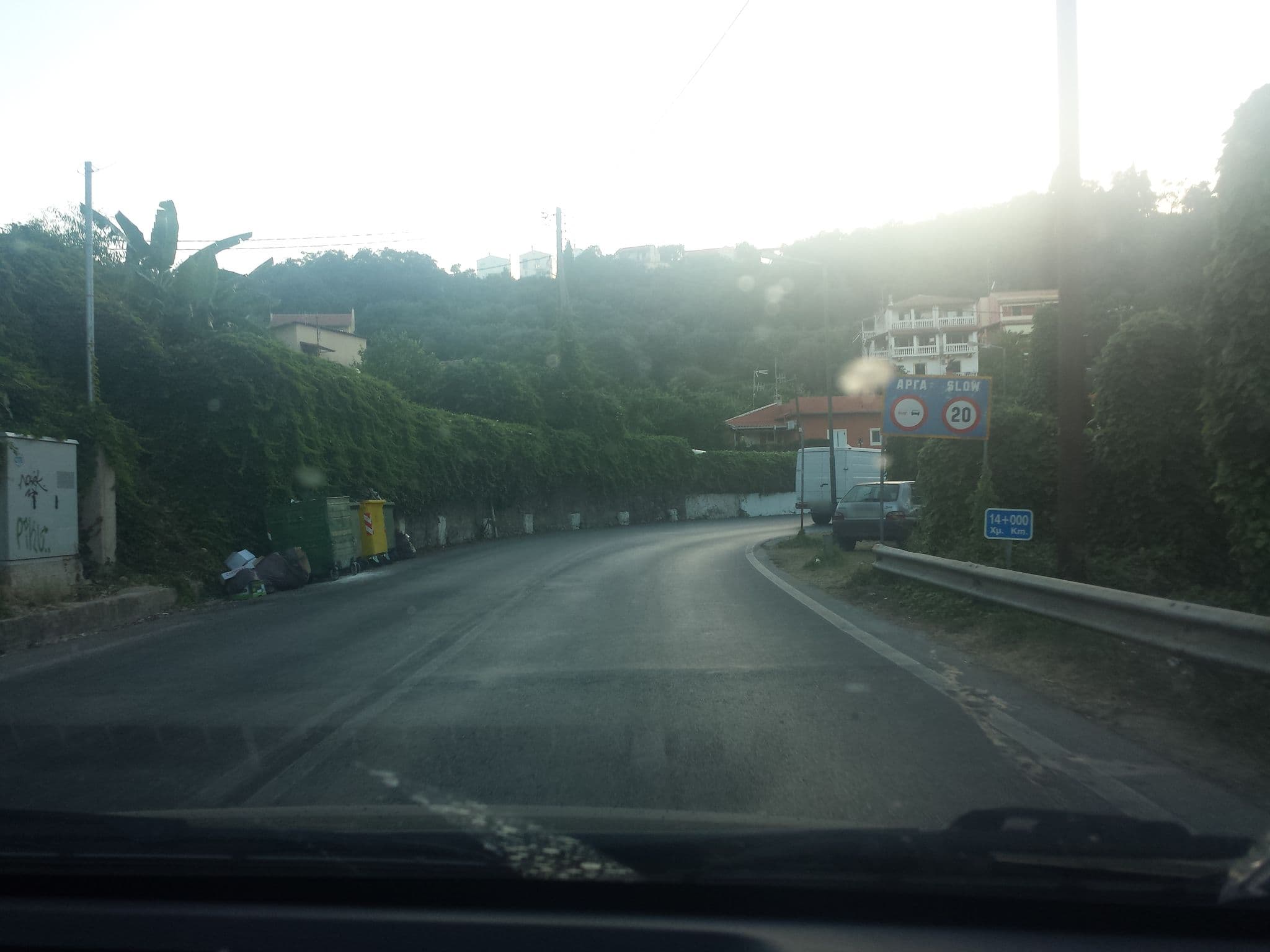 Street view near Alexandros Hotel, Virós — © fredrik (CC BY-SA · Mapillary)