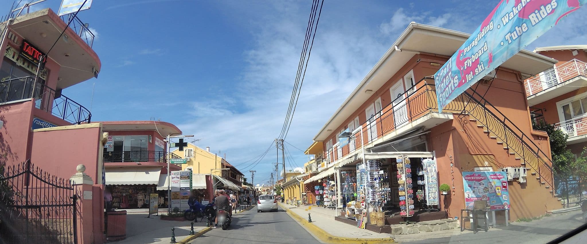 Street view near Akri Aphrodite Hotel, Agios Georgis — © teddy73 (CC BY-SA · Mapillary)