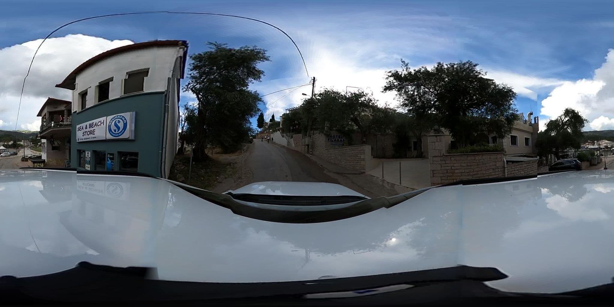 Street view near Filakas Hotel, Pérdika — © Triantafyllos_F20 (CC BY-SA · Mapillary)