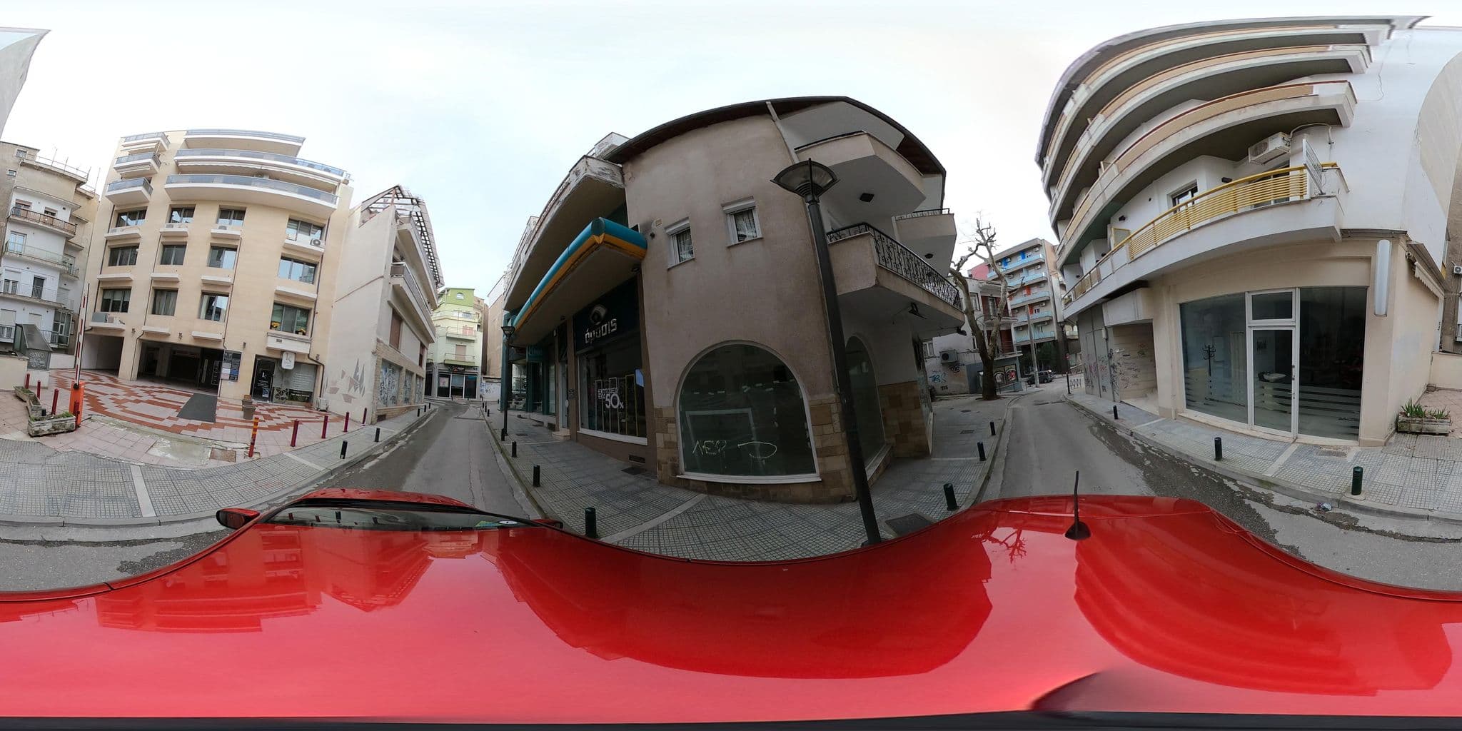 Street view near Nefeli Hotel - Καβουκασ Αποστολοσ, Kozáni — © nglf (CC BY-SA · Mapillary)