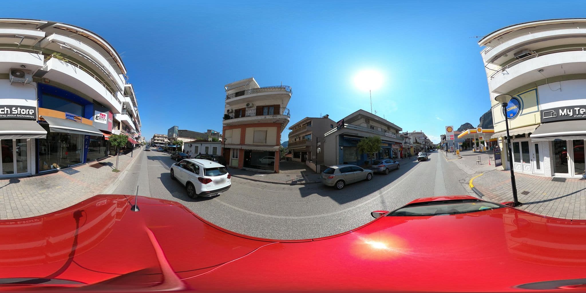 Street view near Arsenis Guest House - Ξενωνασ Αρσενησ, Kalampáka — © nglf (CC BY-SA · Mapillary)