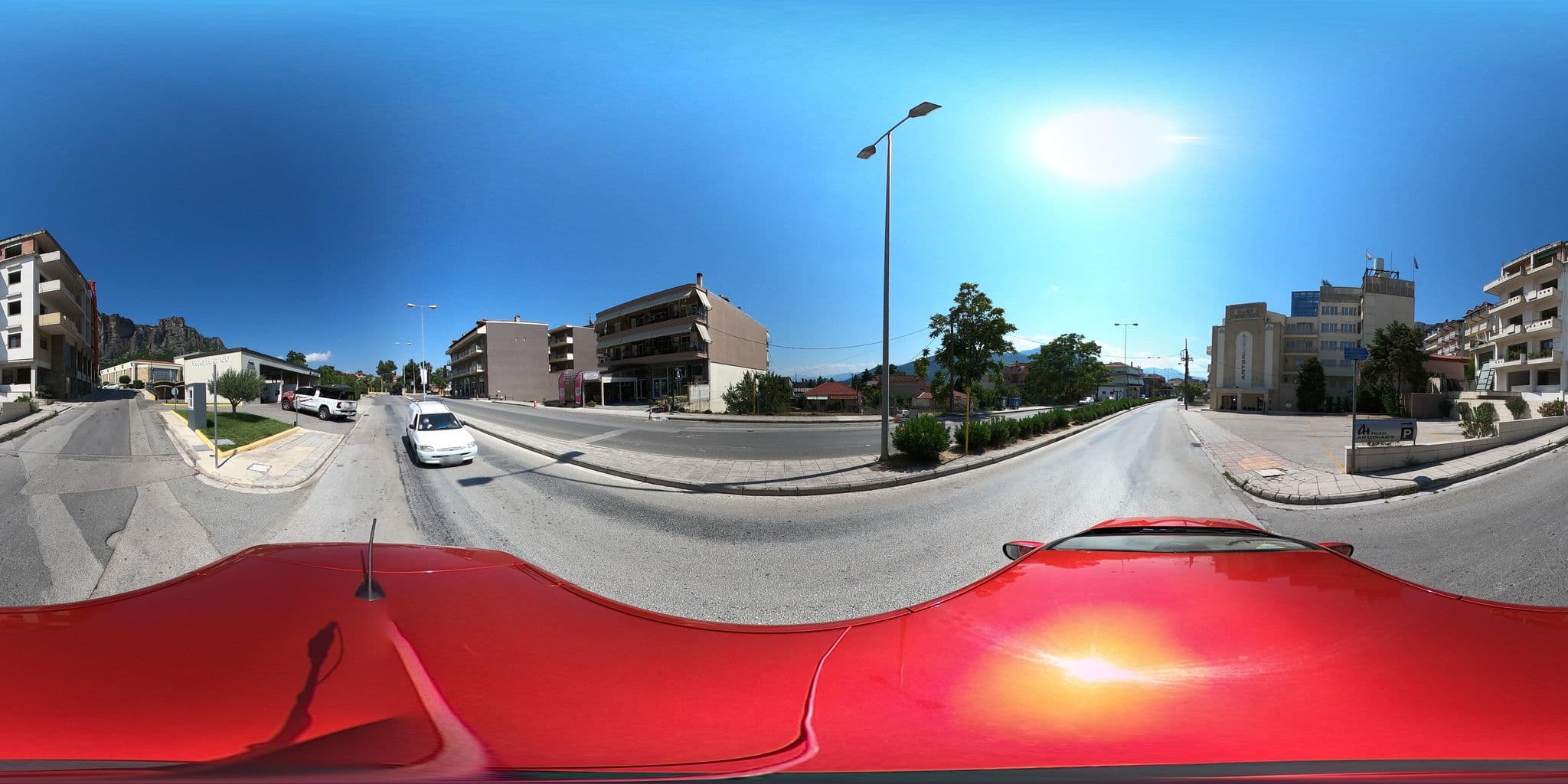 Street view near Antoniadis Hotel Kalambaka, Kalampáka — © nglf (CC BY-SA · Mapillary)