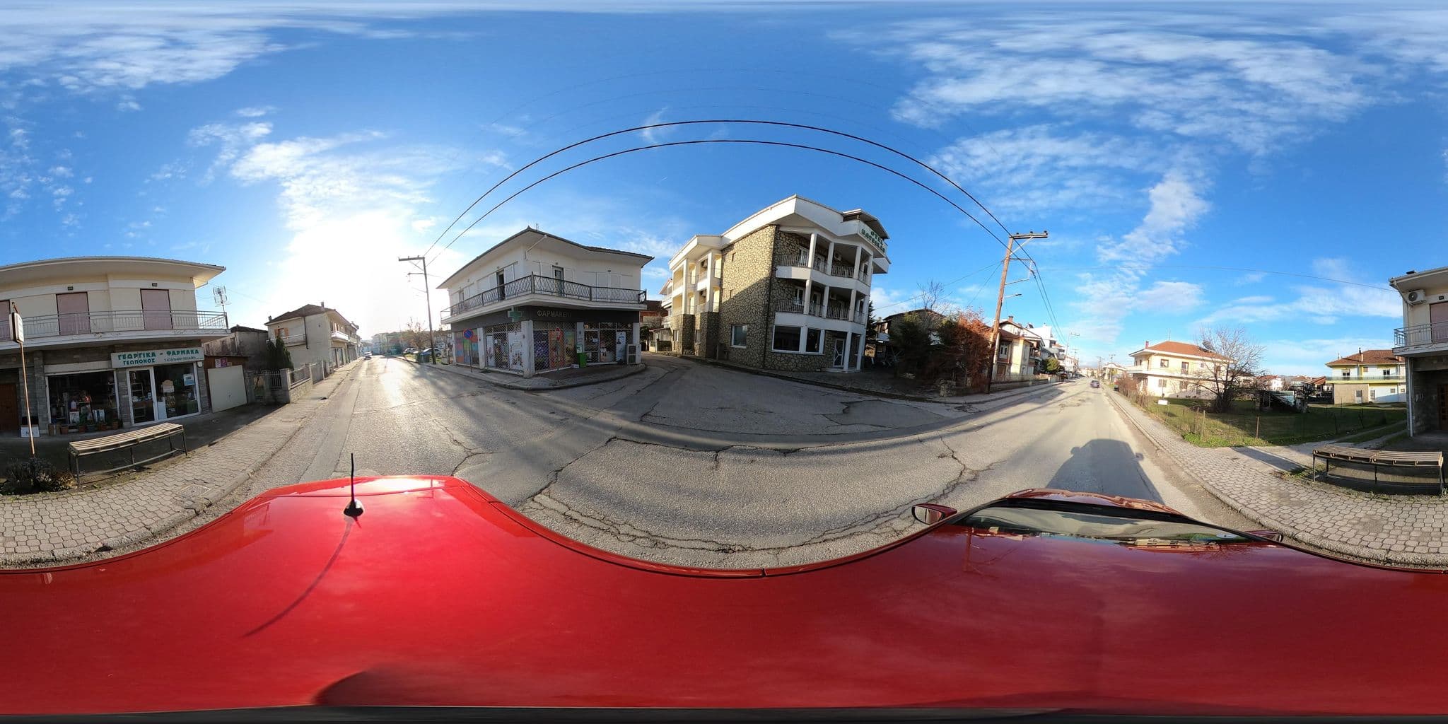 Street view near Batselas Traditional Hotel, Argos Orestiko — © nglf (CC BY-SA · Mapillary)
