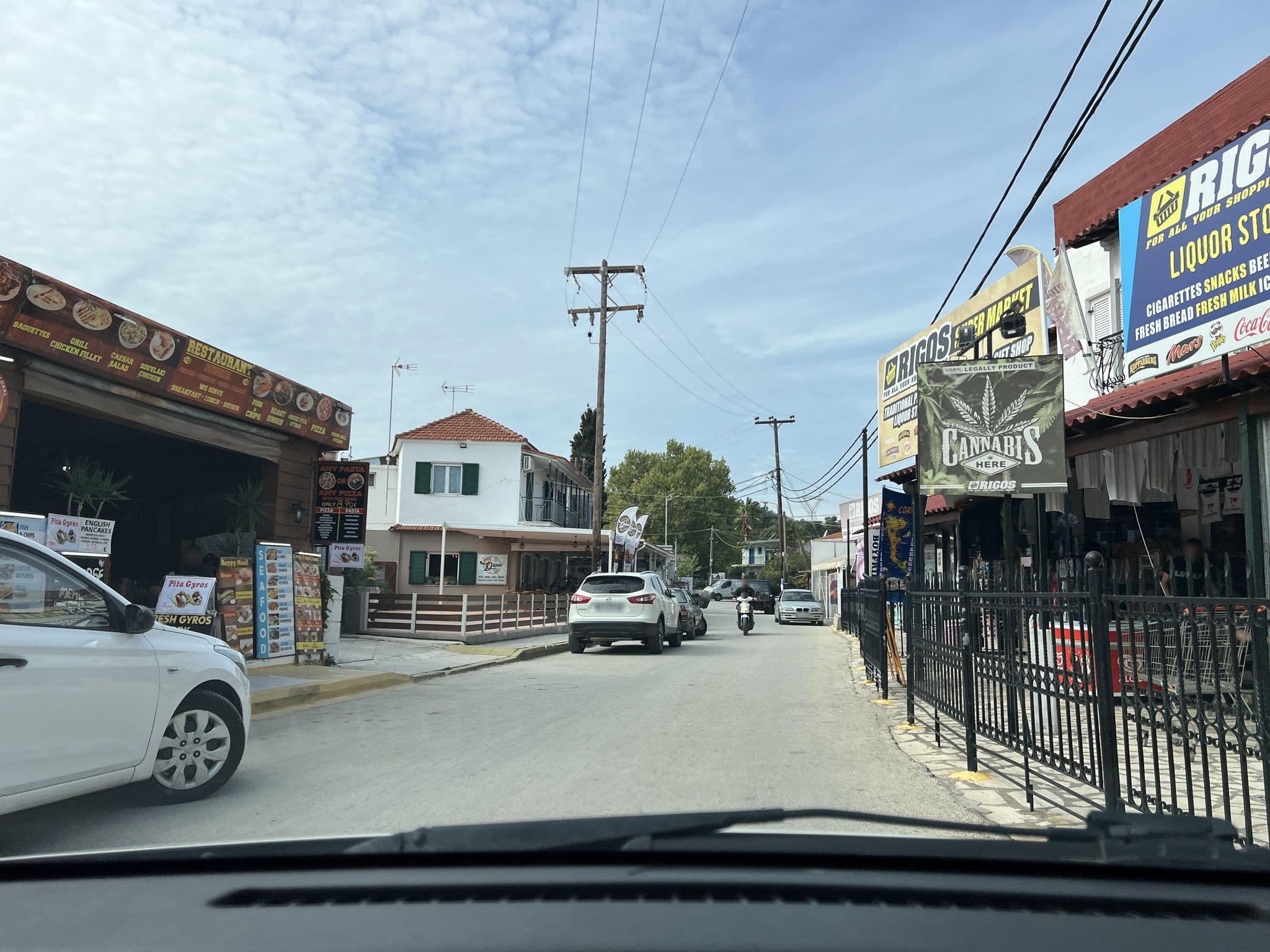 Street view near Oasis Beach Club, Lefkímmi — © VMConsulting (CC BY-SA · Mapillary)