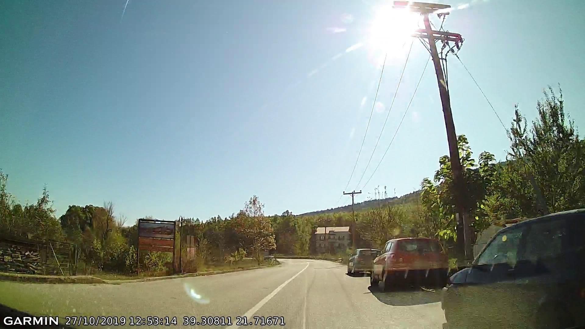Street view near Αιολίδες Hotel, Mitrópoli — © pppetros (CC BY-SA · Mapillary)