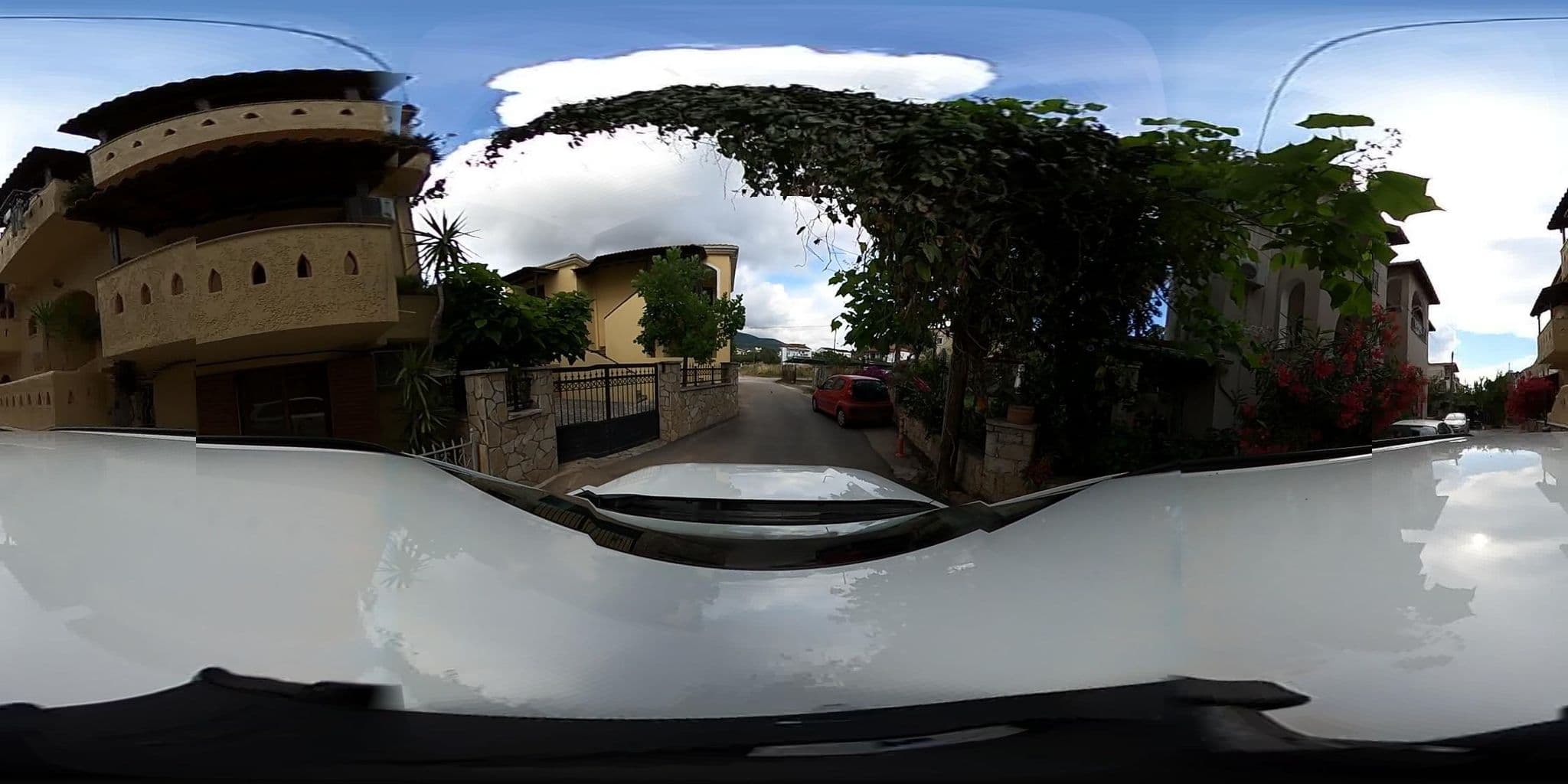 Street view near Villa Partheniou, Pérdika — © Triantafyllos_F20 (CC BY-SA · Mapillary)