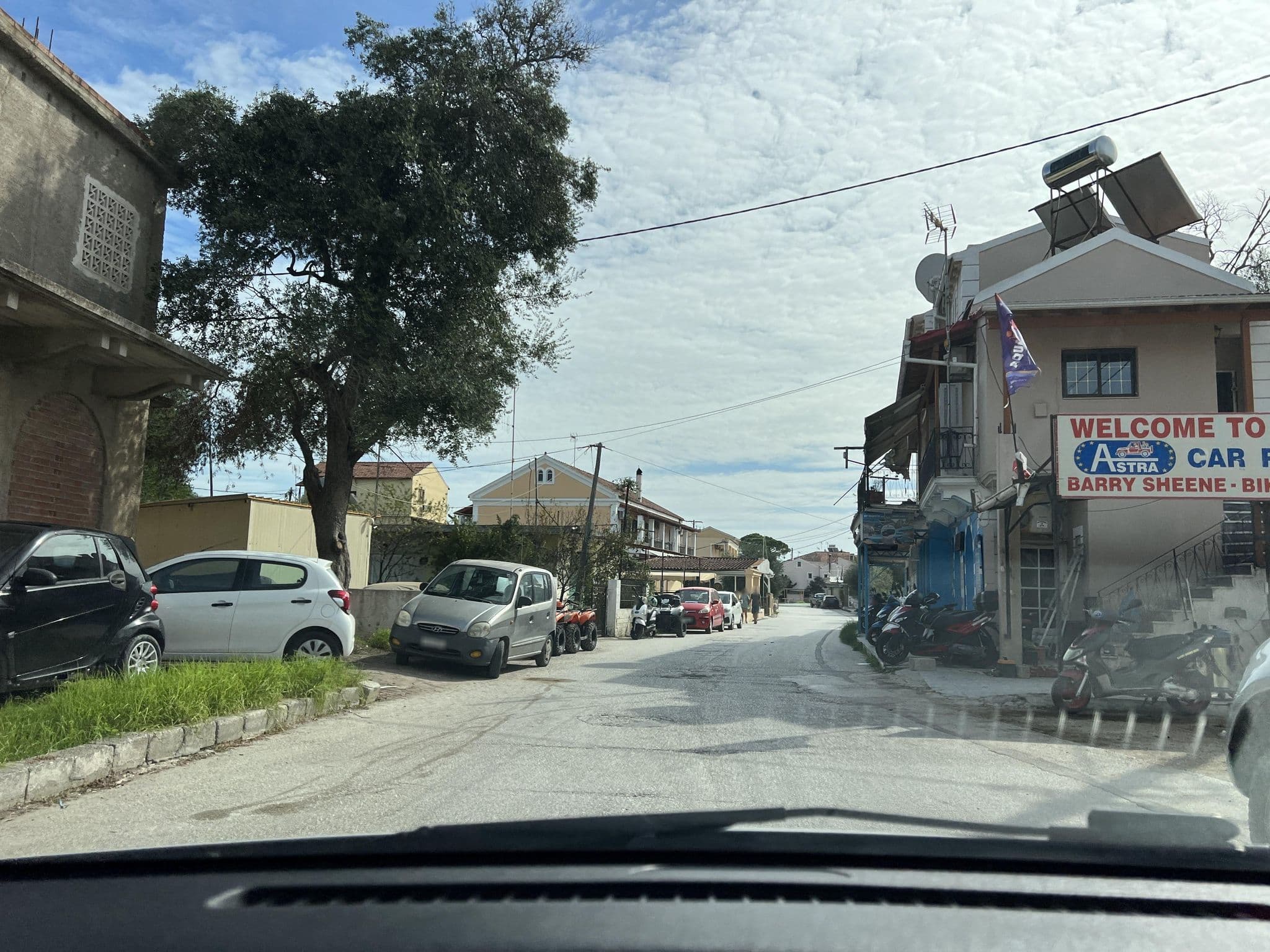 Street view near Korina Apart Hotel, Lefkímmi — © VMConsulting (CC BY-SA · Mapillary)
