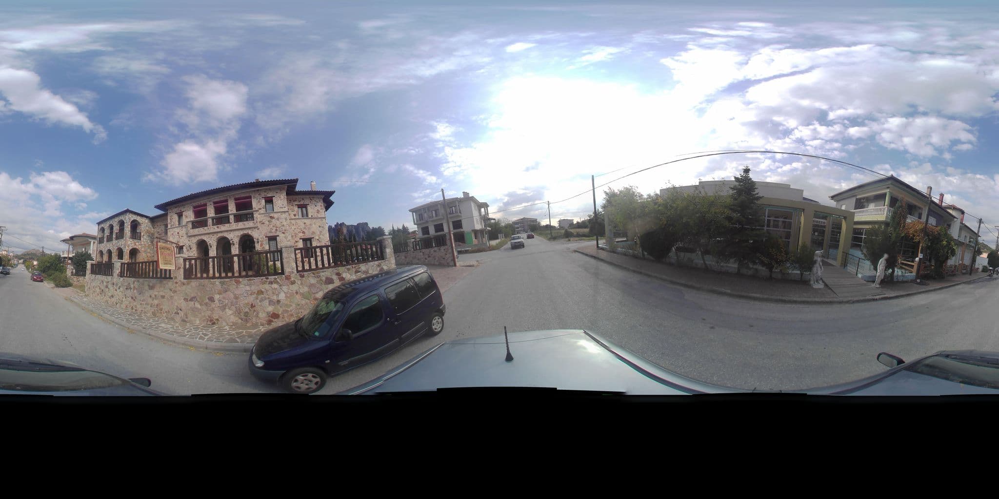 Street view near Monastiri Guesthouse Kalmbaka, Kalampáka — © zaf3kala (CC BY-SA · Mapillary)