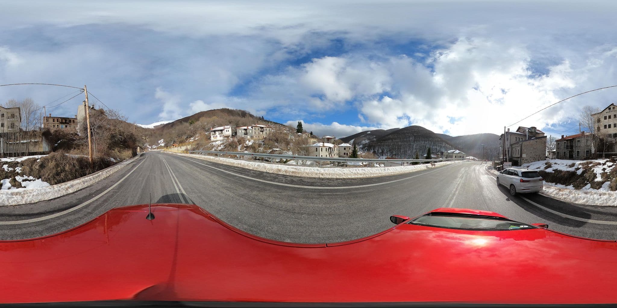 Street view near Ελένη Hotel, Flórina — © nglf (CC BY-SA · Mapillary)