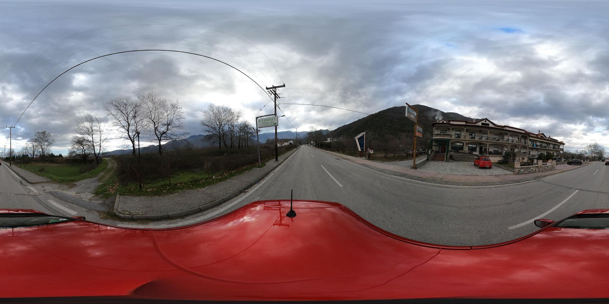 Street view near Hotel Paladium, Polykárpi — © nglf (CC BY-SA · Mapillary)